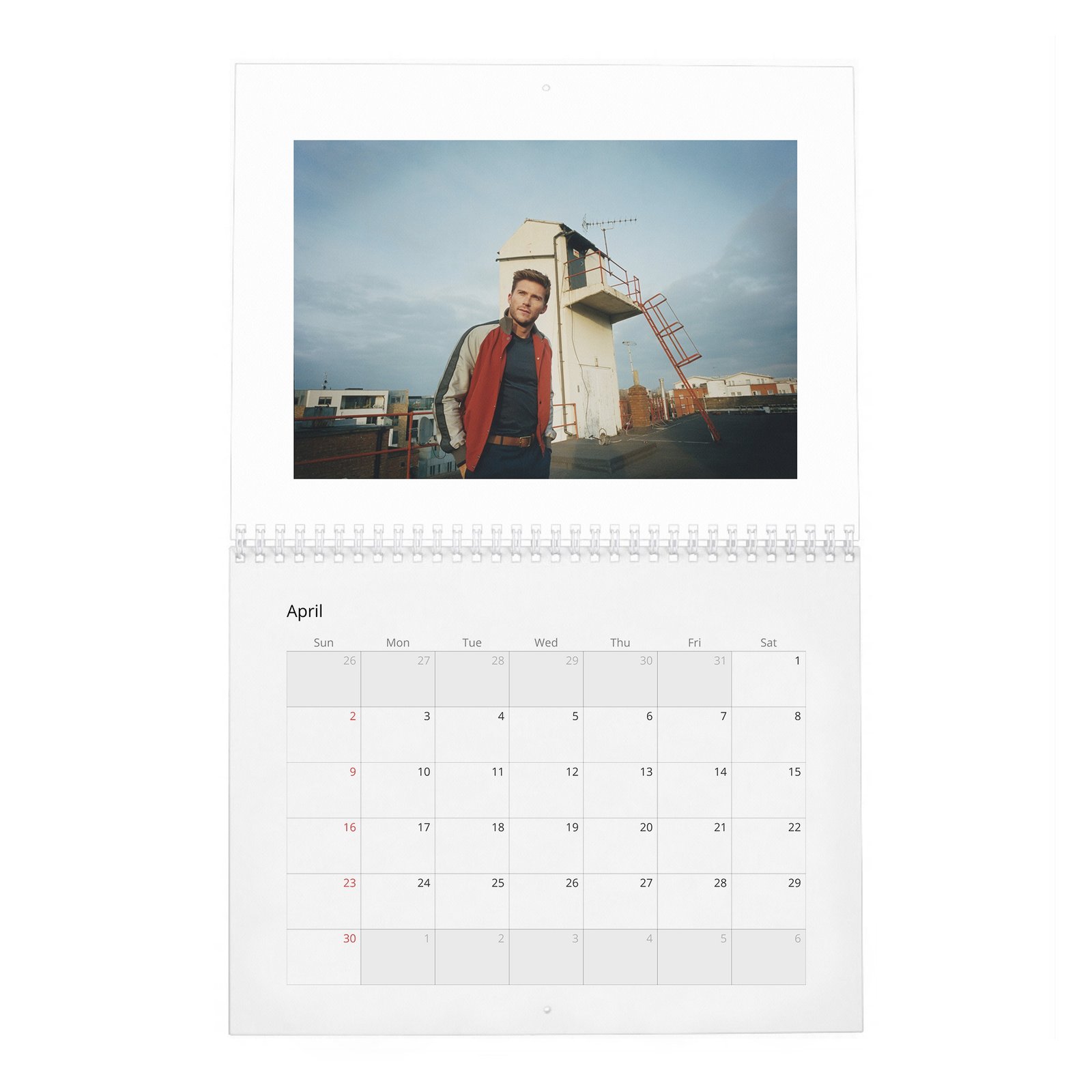 04 Scott Eastwood - Fork In The Road 2027 Wall Calendar