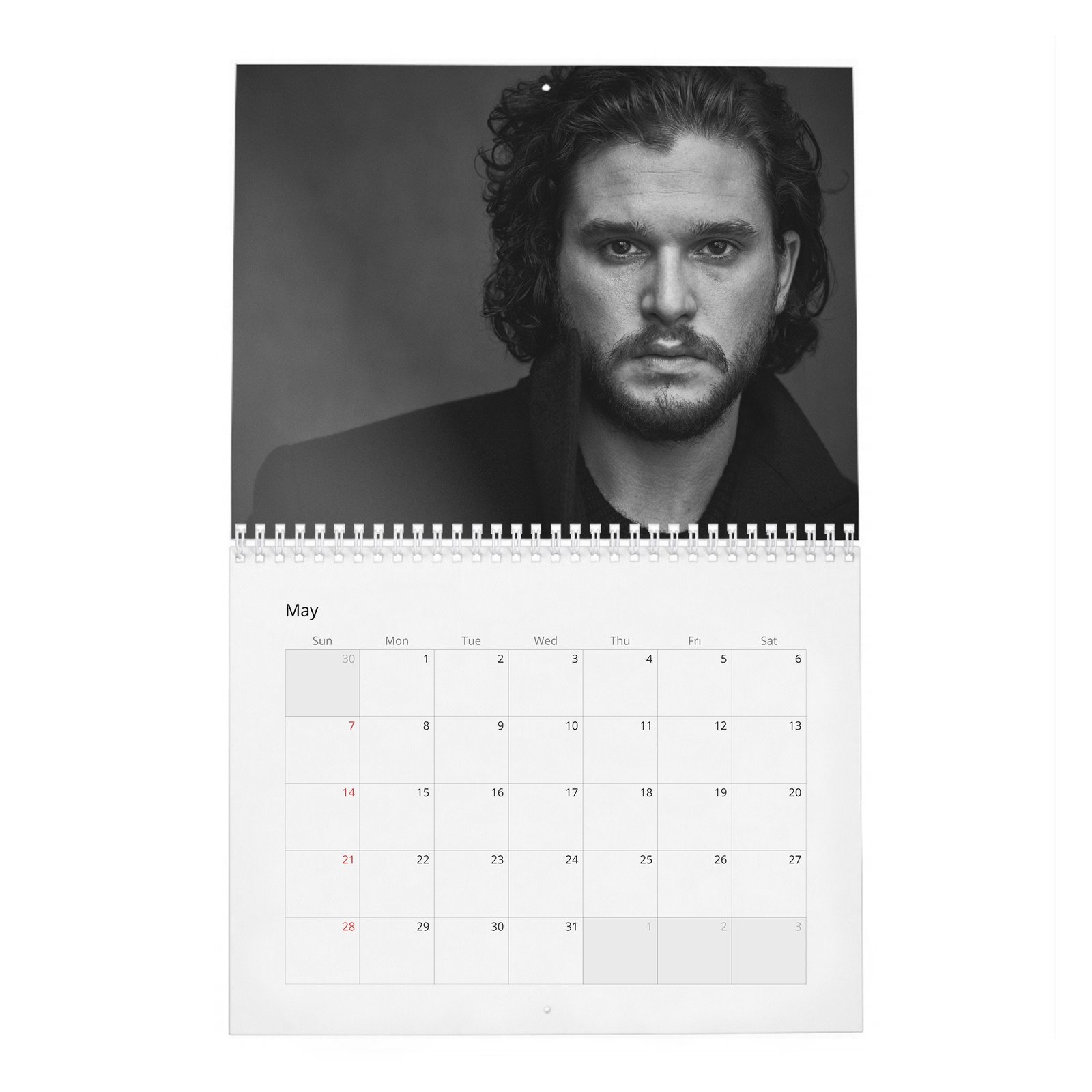 05 Kit Harington - Bastard Revolution 2027 Wall Calendar