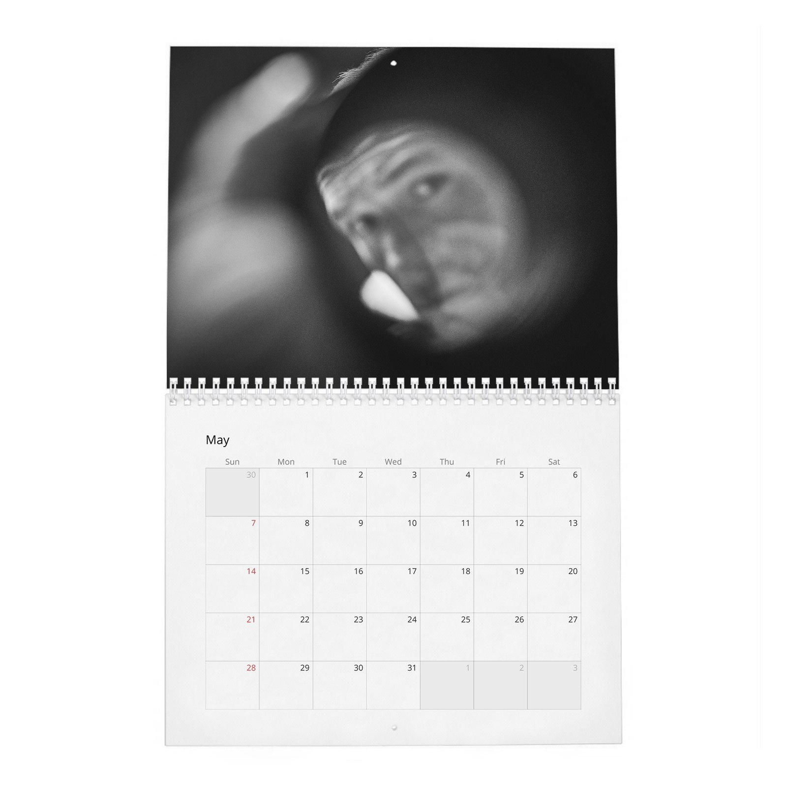 05 Taron Egerton - Flaunt 2027 Wall Calendar