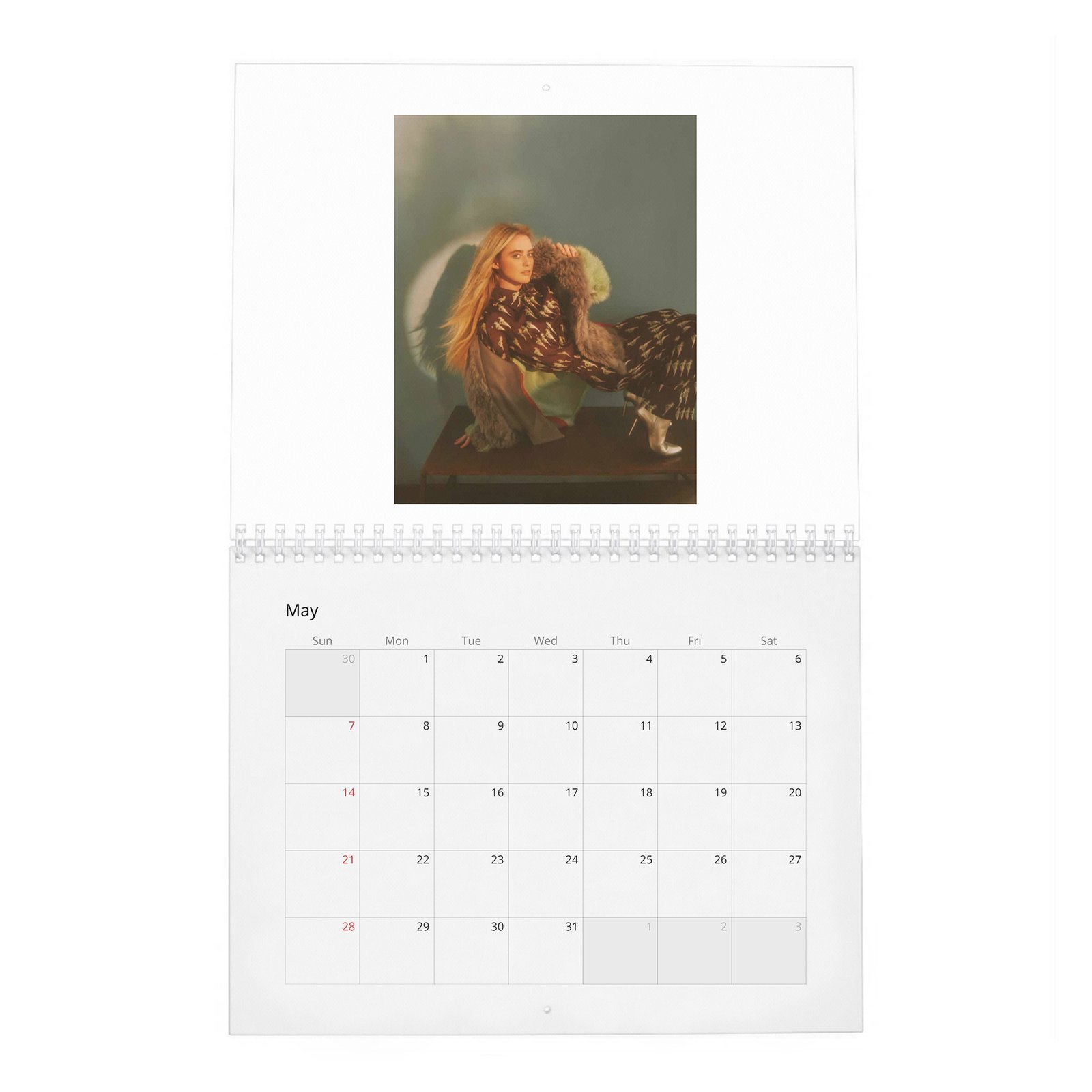 05 Kathryn Newton - Think Young, Play Hard 2027 Wall Calendar