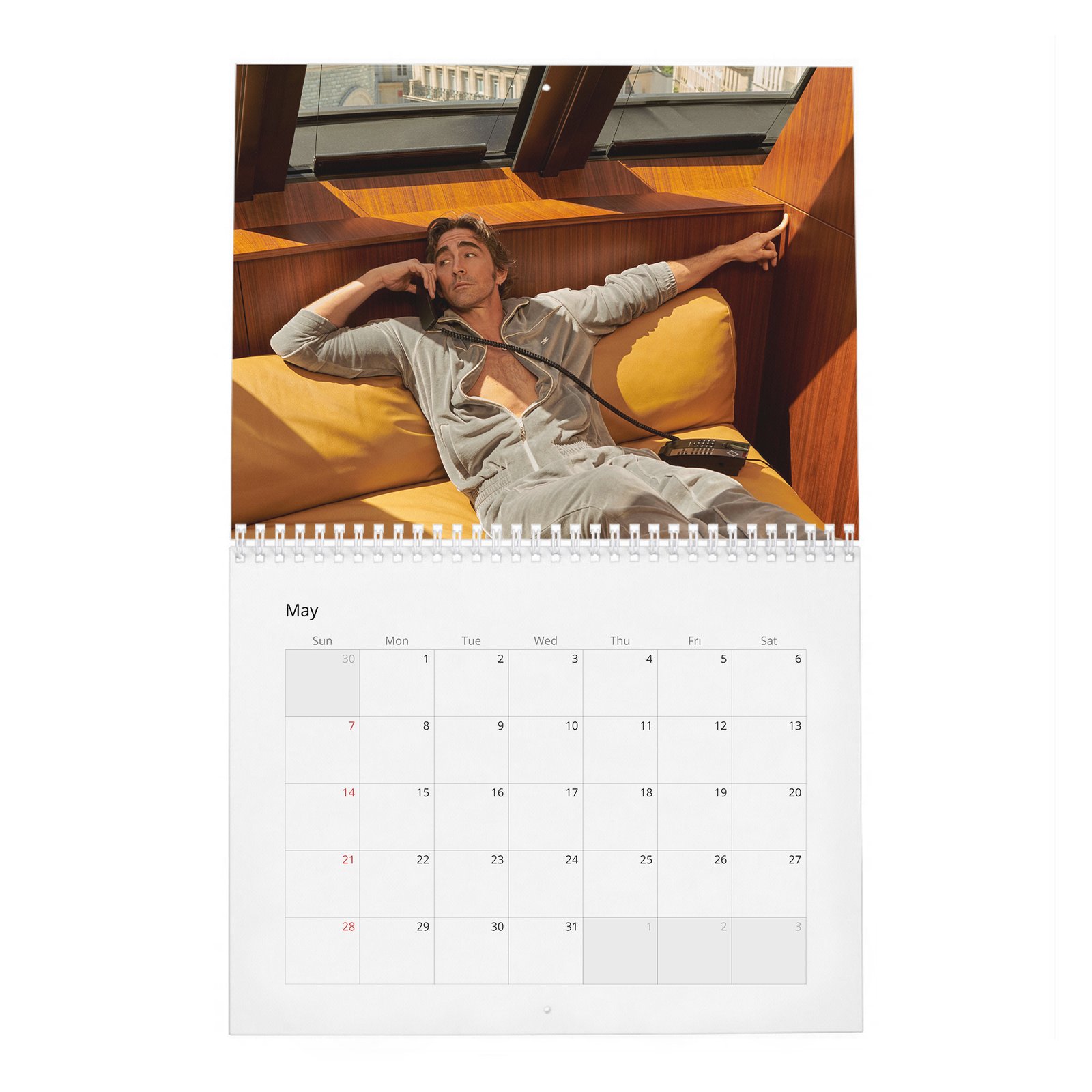 05 Lee Pace - Doesn't Owe You Anything 2027 Wall Calendar