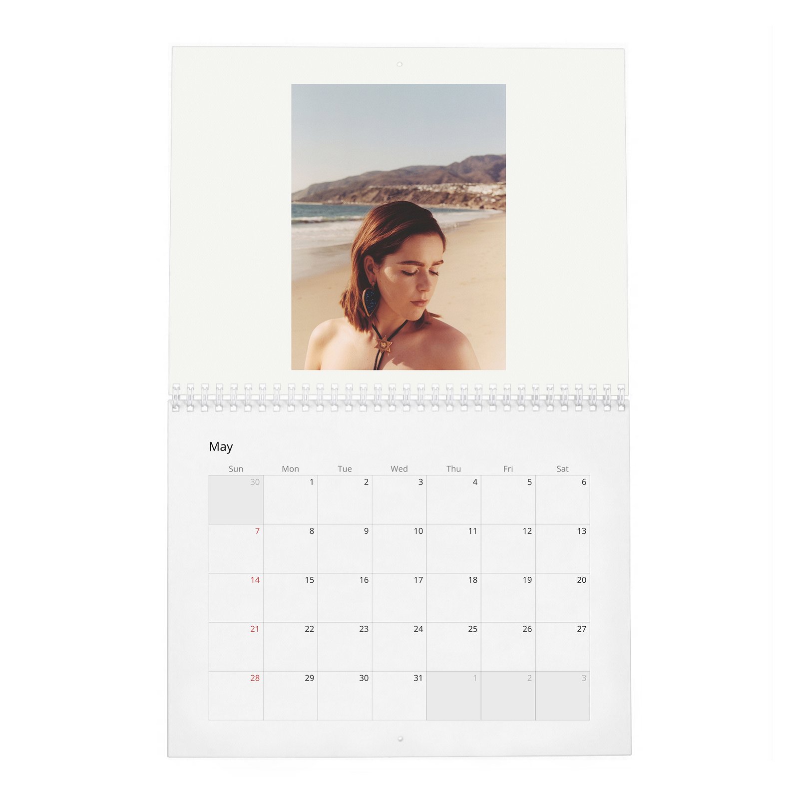 05 Kiernan Shipka - Flaunt 2027 Wall Calendar