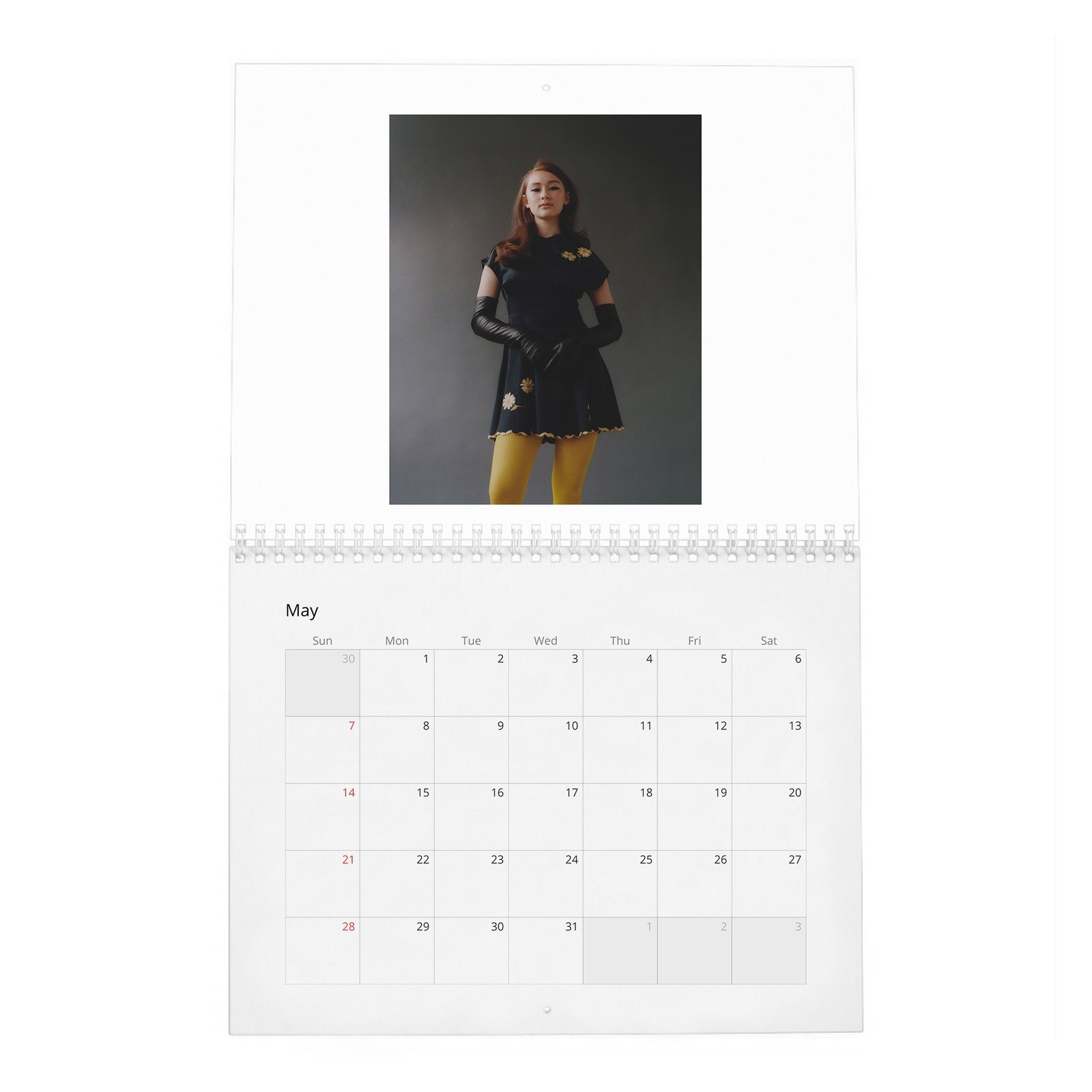 05 Lola Tung - Laterals 2027 Wall Calendar