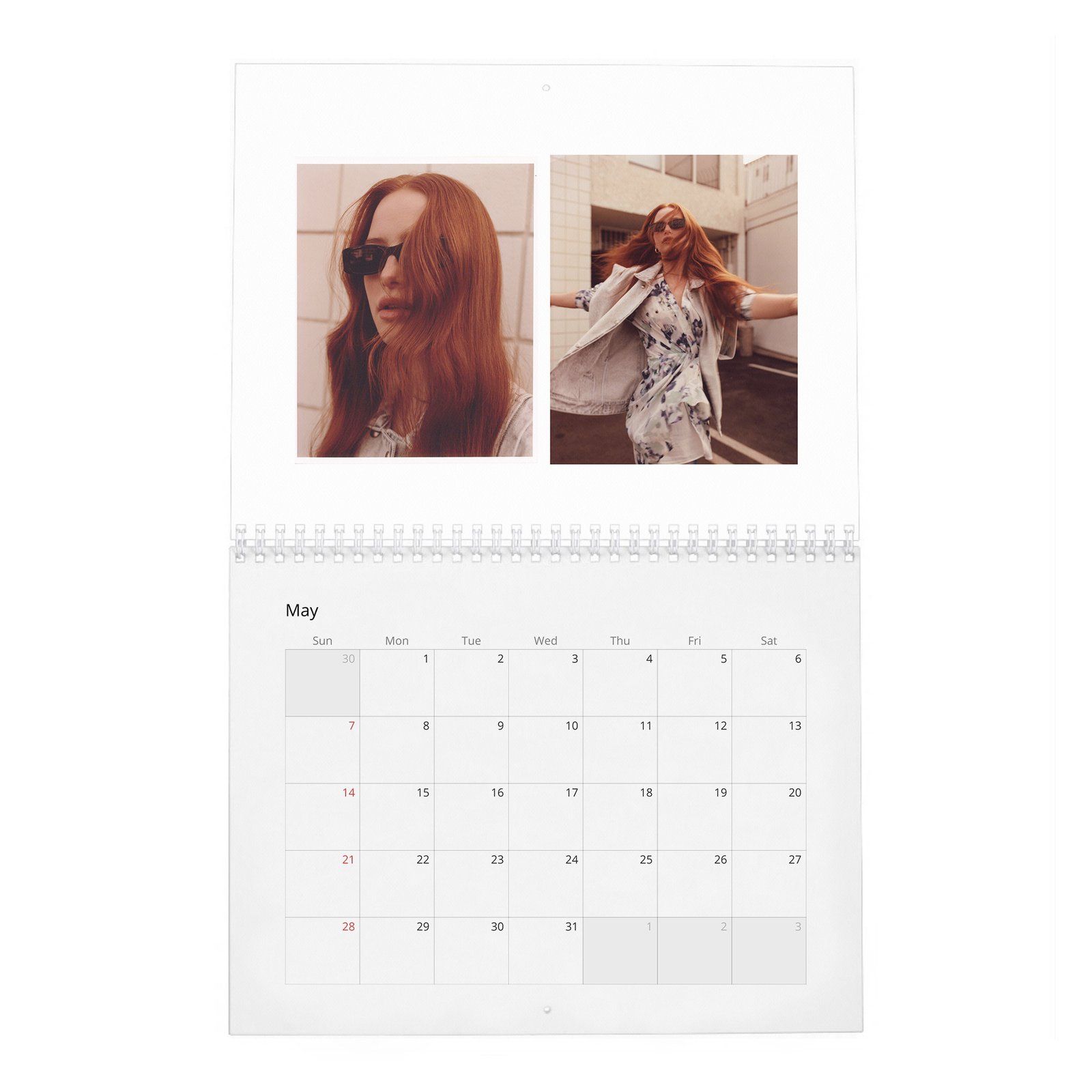 05 Madelaine Petsch - Content 2027 Wall Calendar