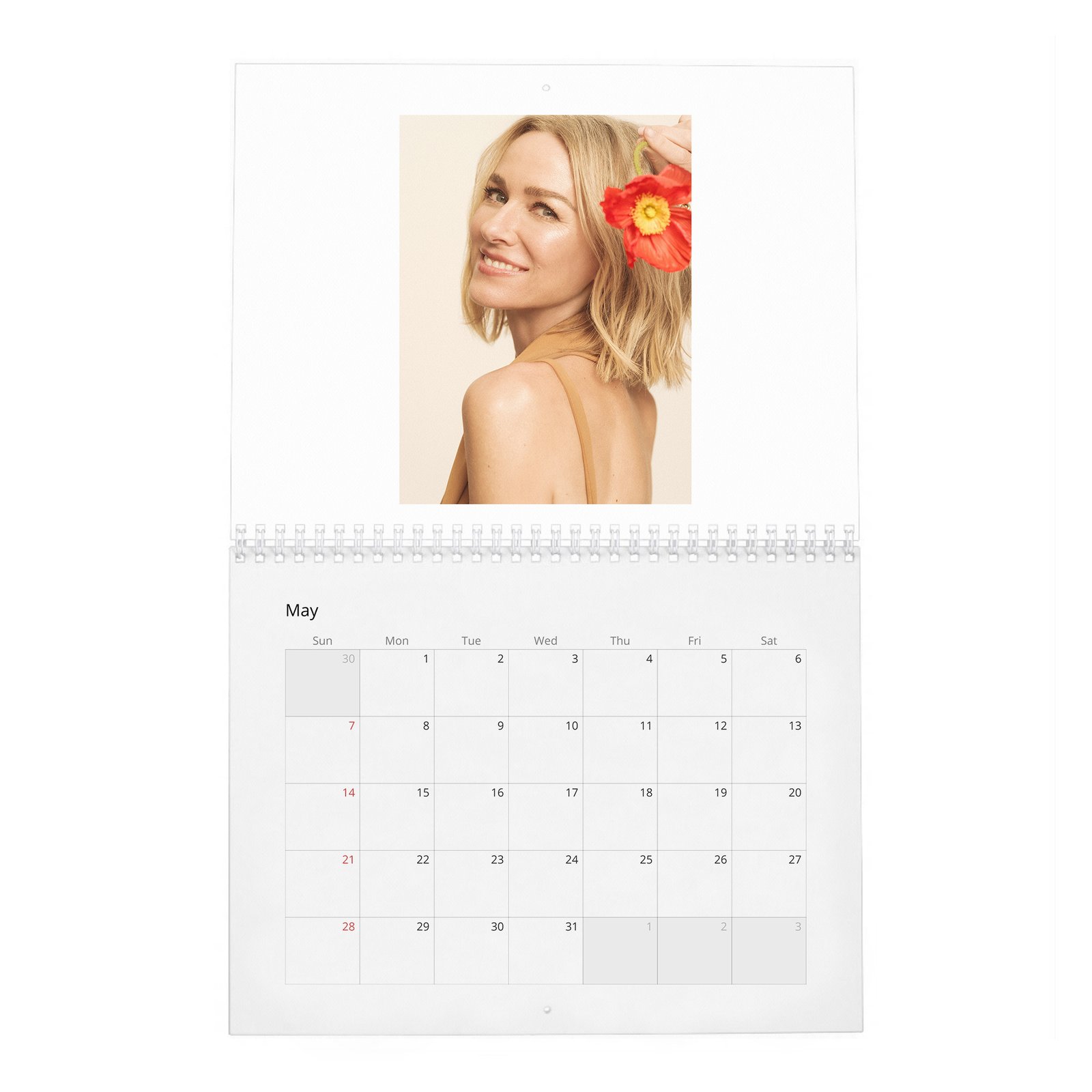 05 Naomi Watts - Breaking Taboos 2027 Wall Calendar