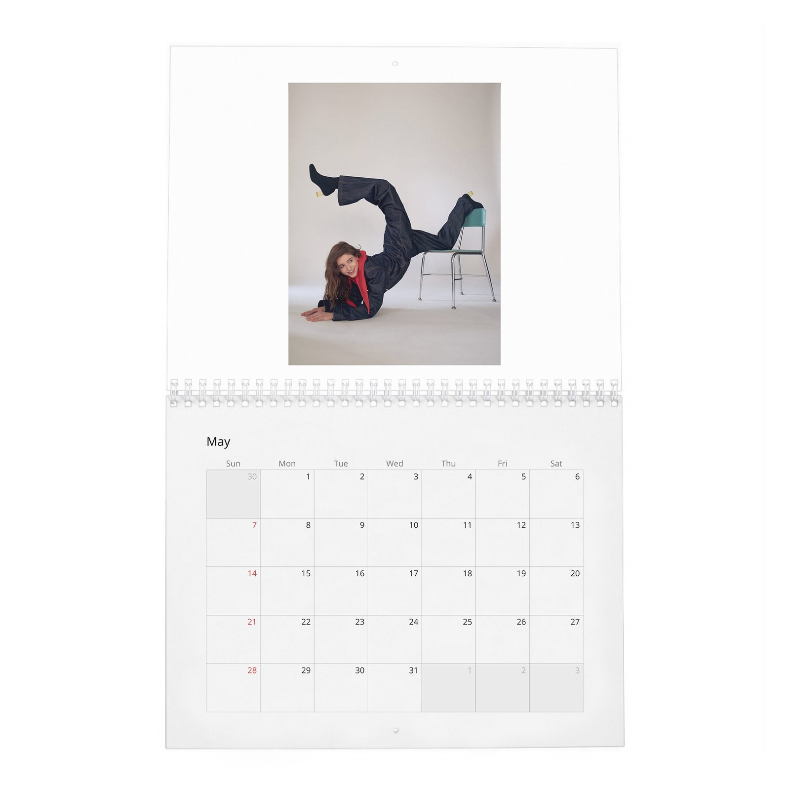 05 Natalia Dyer - Inner Child 2027 Wall Calendar