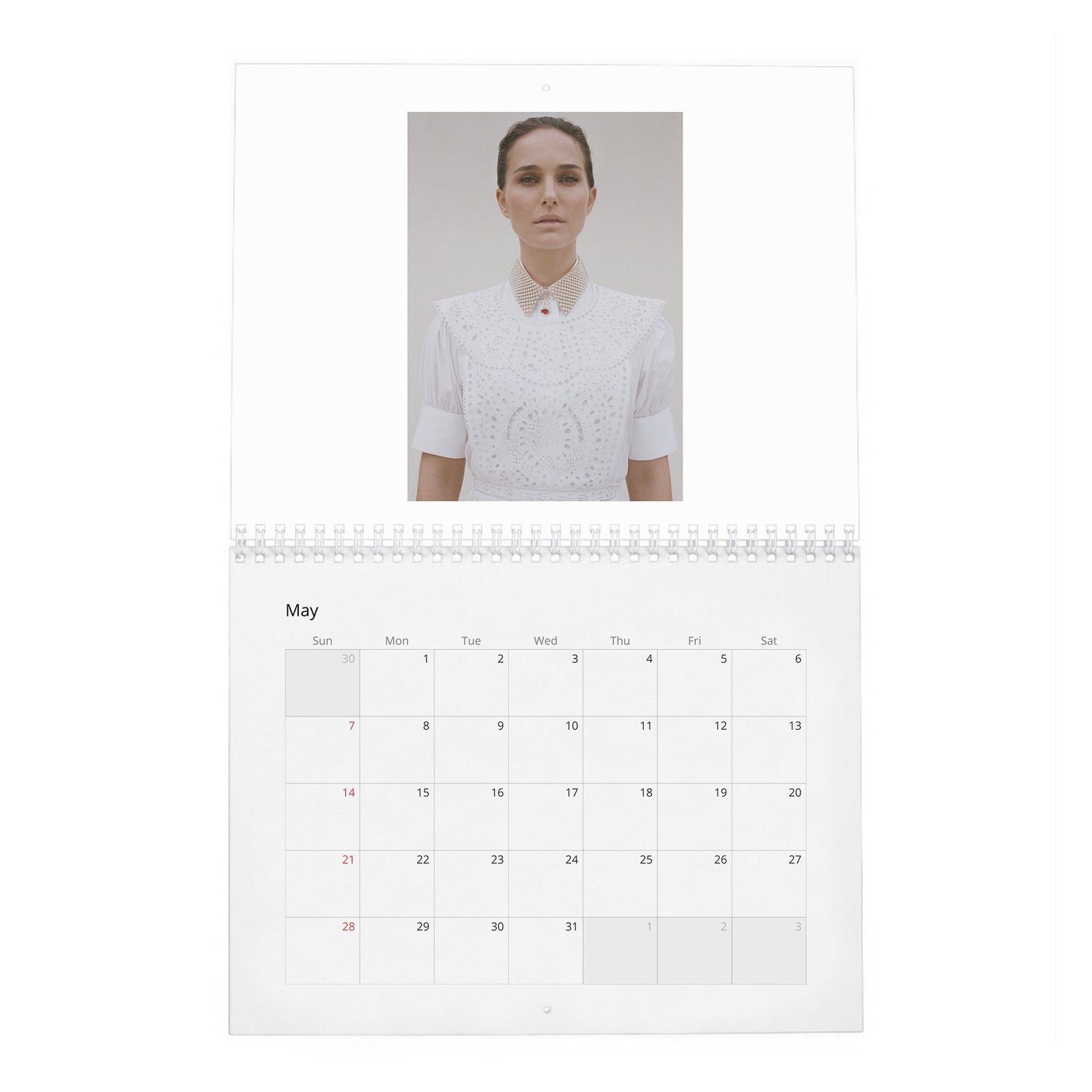 05 Natalie Portman - Scent of Love 2027 Wall Calendar