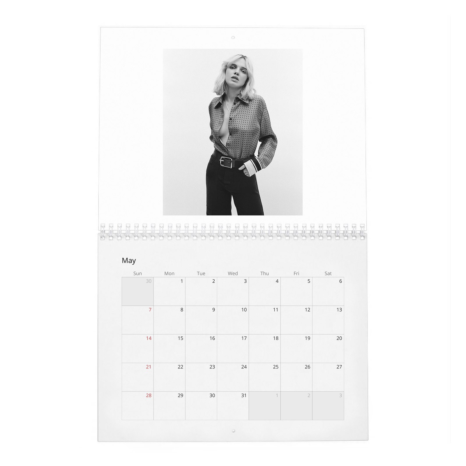 Odessa Young - The Quiet Heroine 2027 Wall Calendar