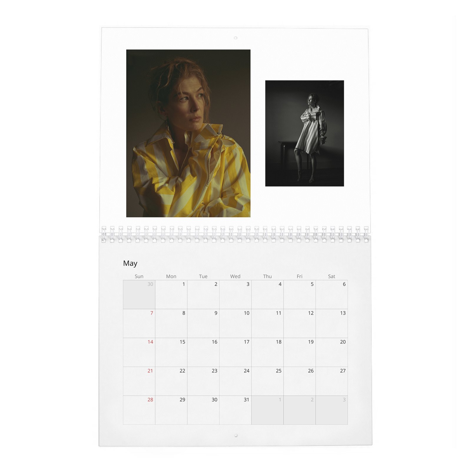 05 Rosamund Pike - Flaunt 2027 Wall Calendar