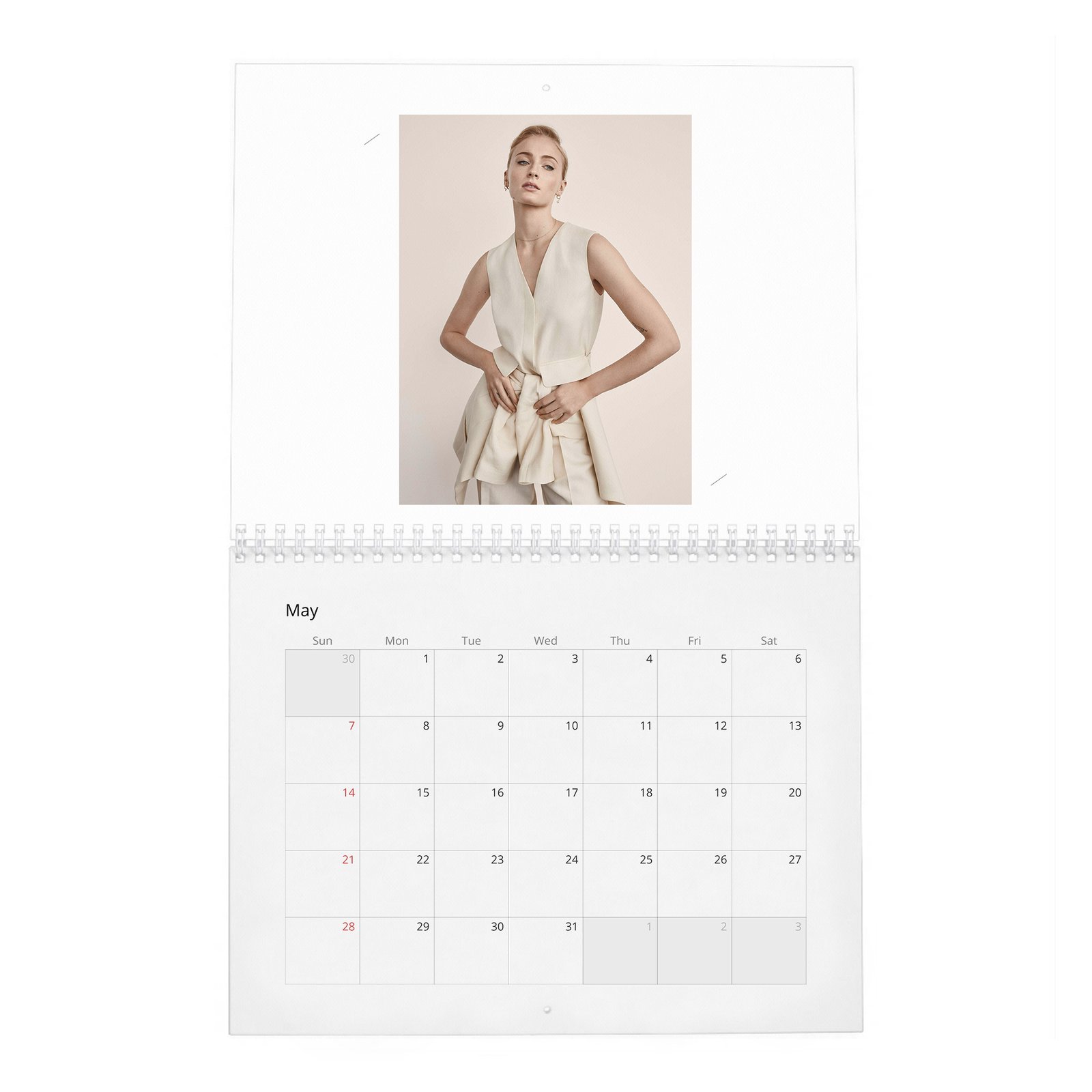 05 Sophie Turner - The North Star 2027 Wall Calendar