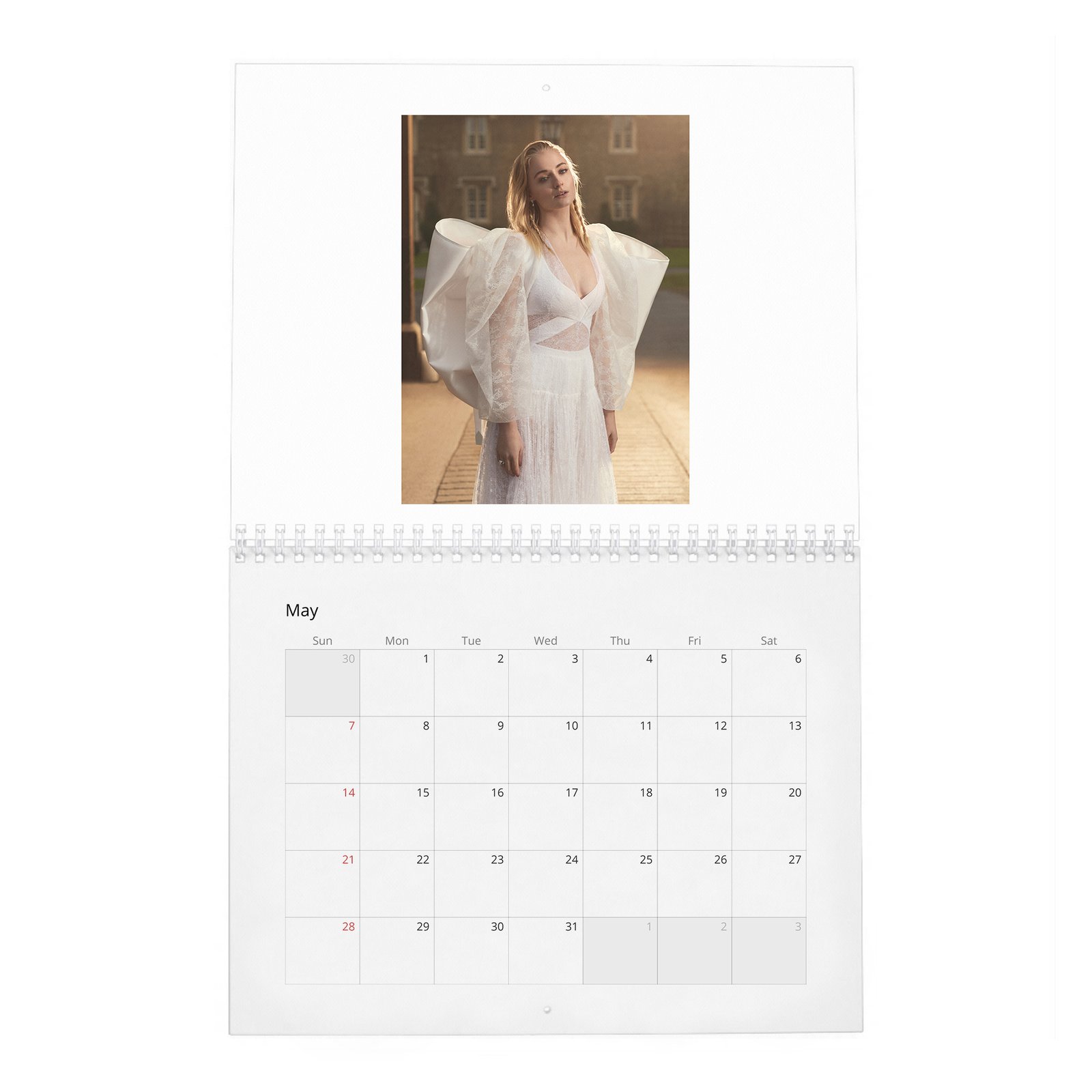 05 Sophie Turner - The Warrior Woman 2027 Wall Calendar