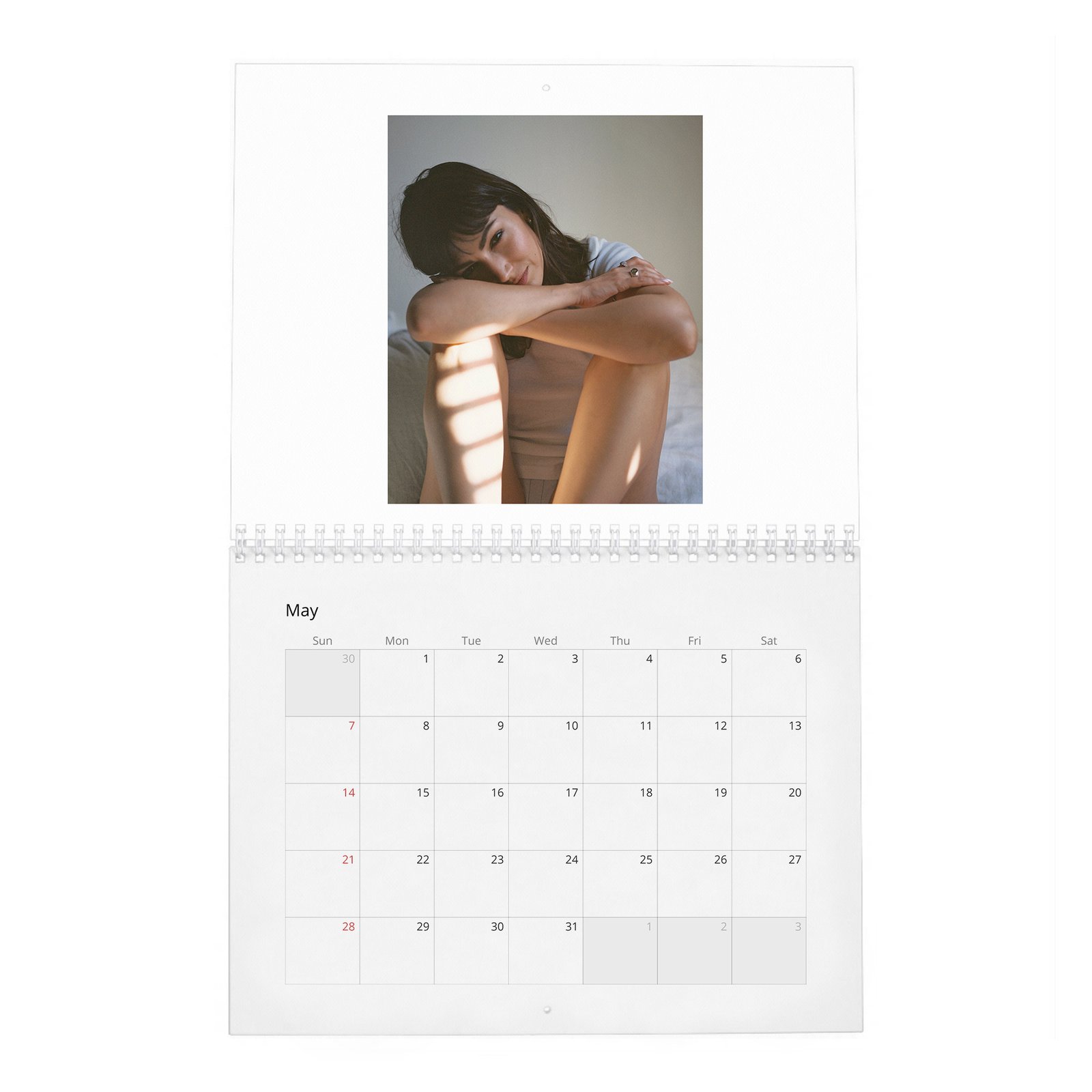 05 Ursula Corbero - Laterals 2027 Wall Calendar