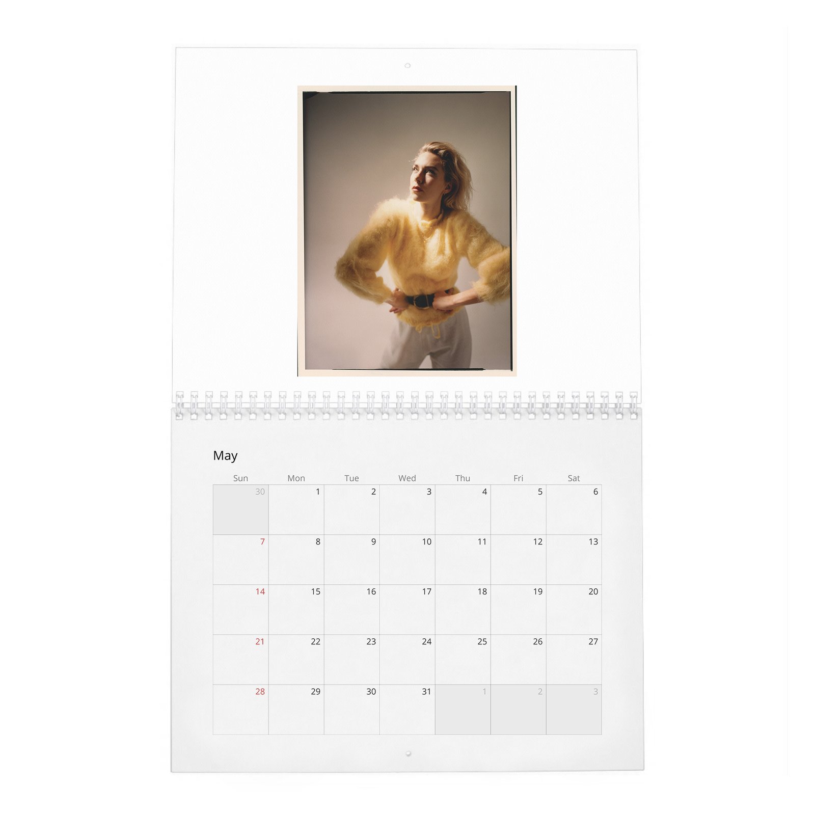 05 Vanessa Kirby - Time Is Now 2027 Wall Calendar