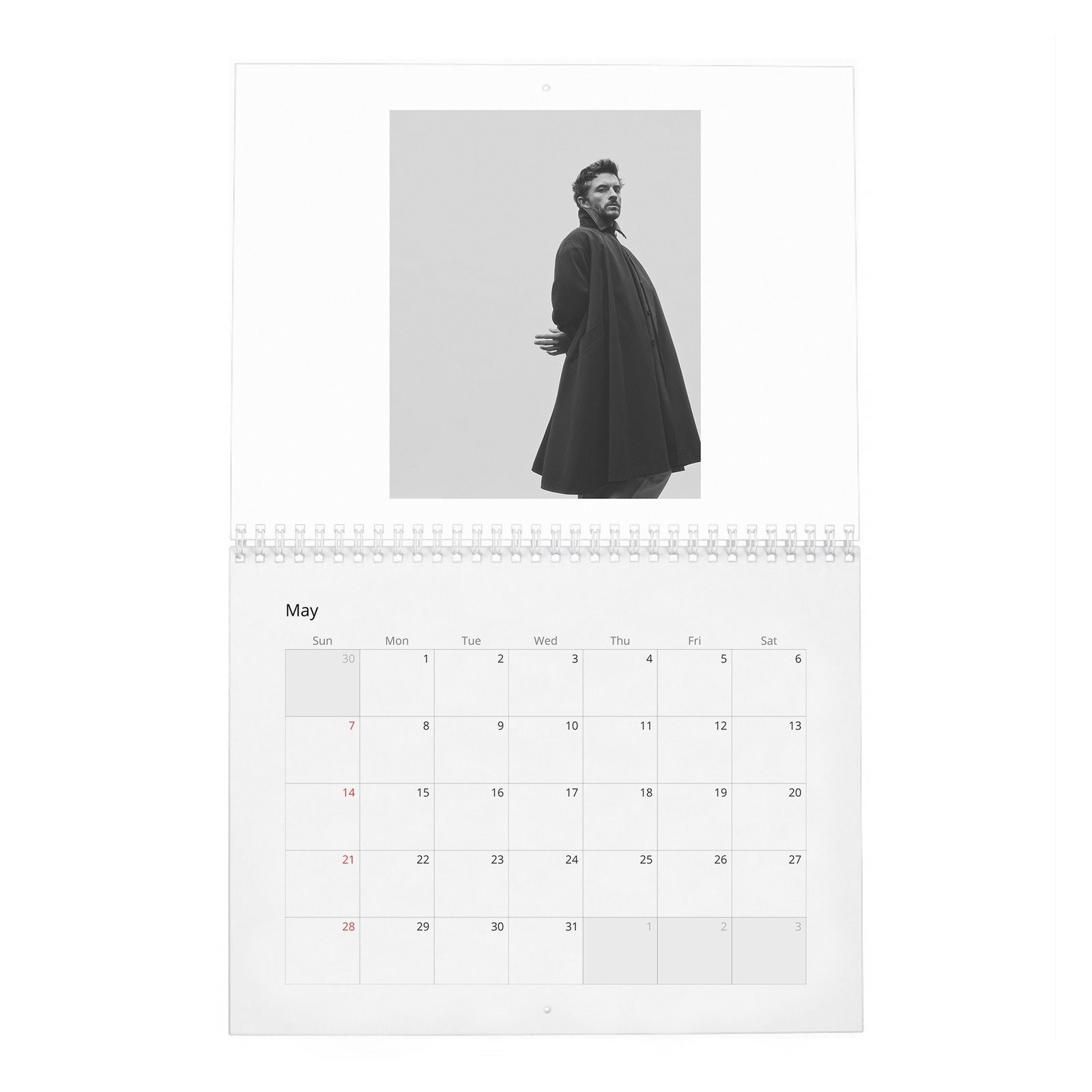 Jonathan Bailey - The Gentleman 2027 Wall Calendar