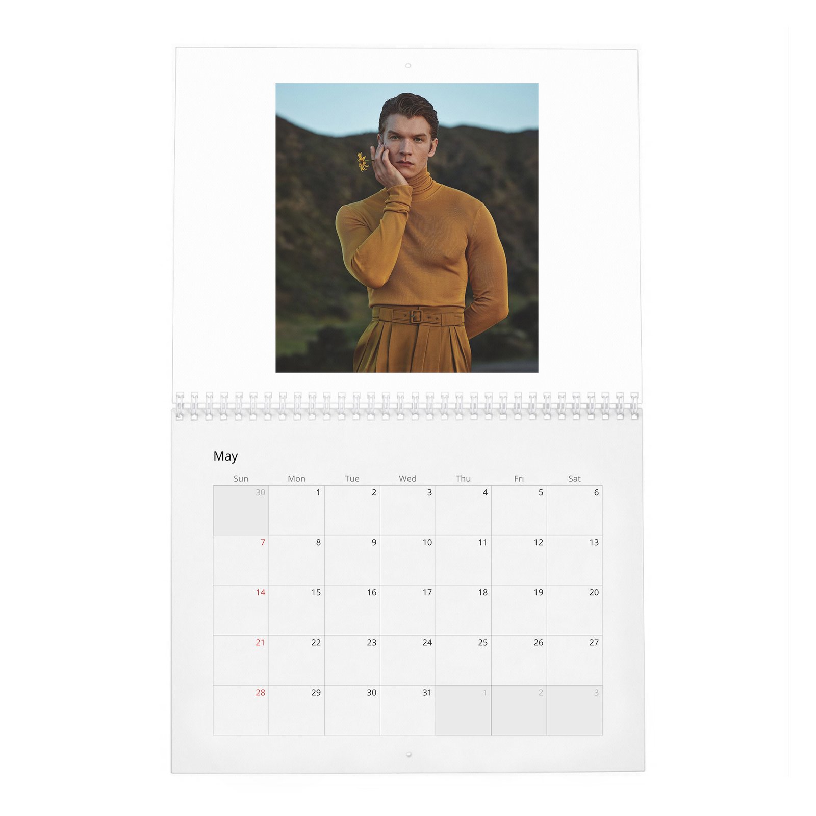 05 Connor Storrie - The Portrait Of A Star 2027 Wall Calendar
