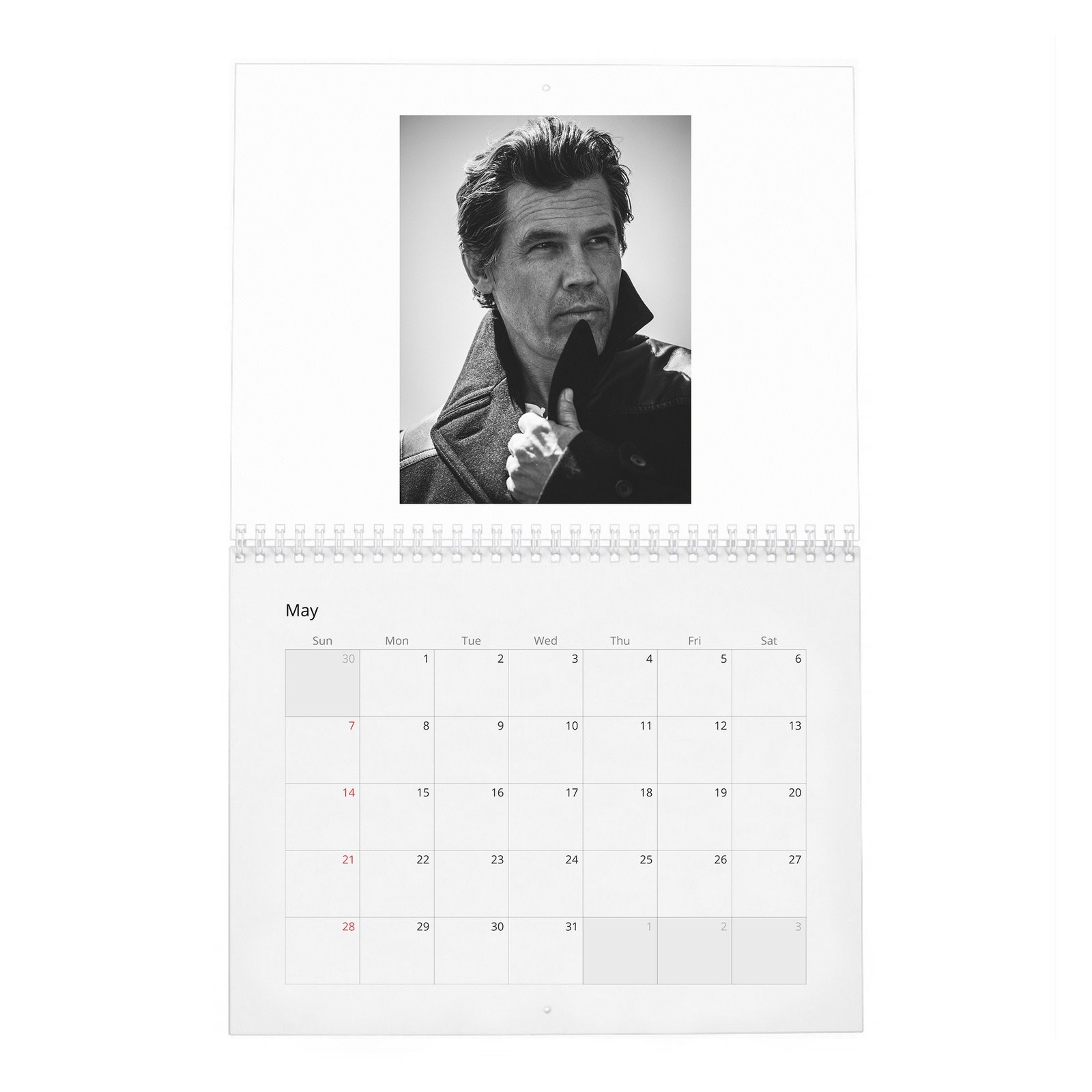 05 Josh Brolin - Man Of The World 2027 Wall Calendar