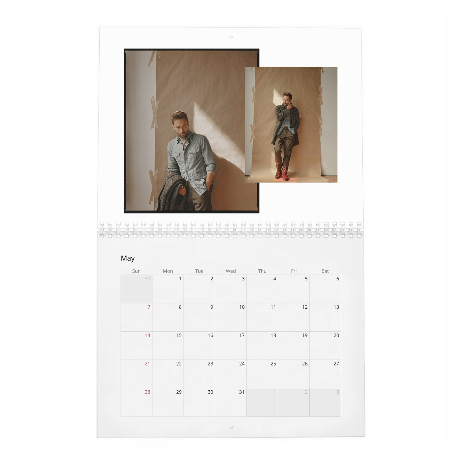 05 Tom Mison - Laterals 2027 Wall Calendar