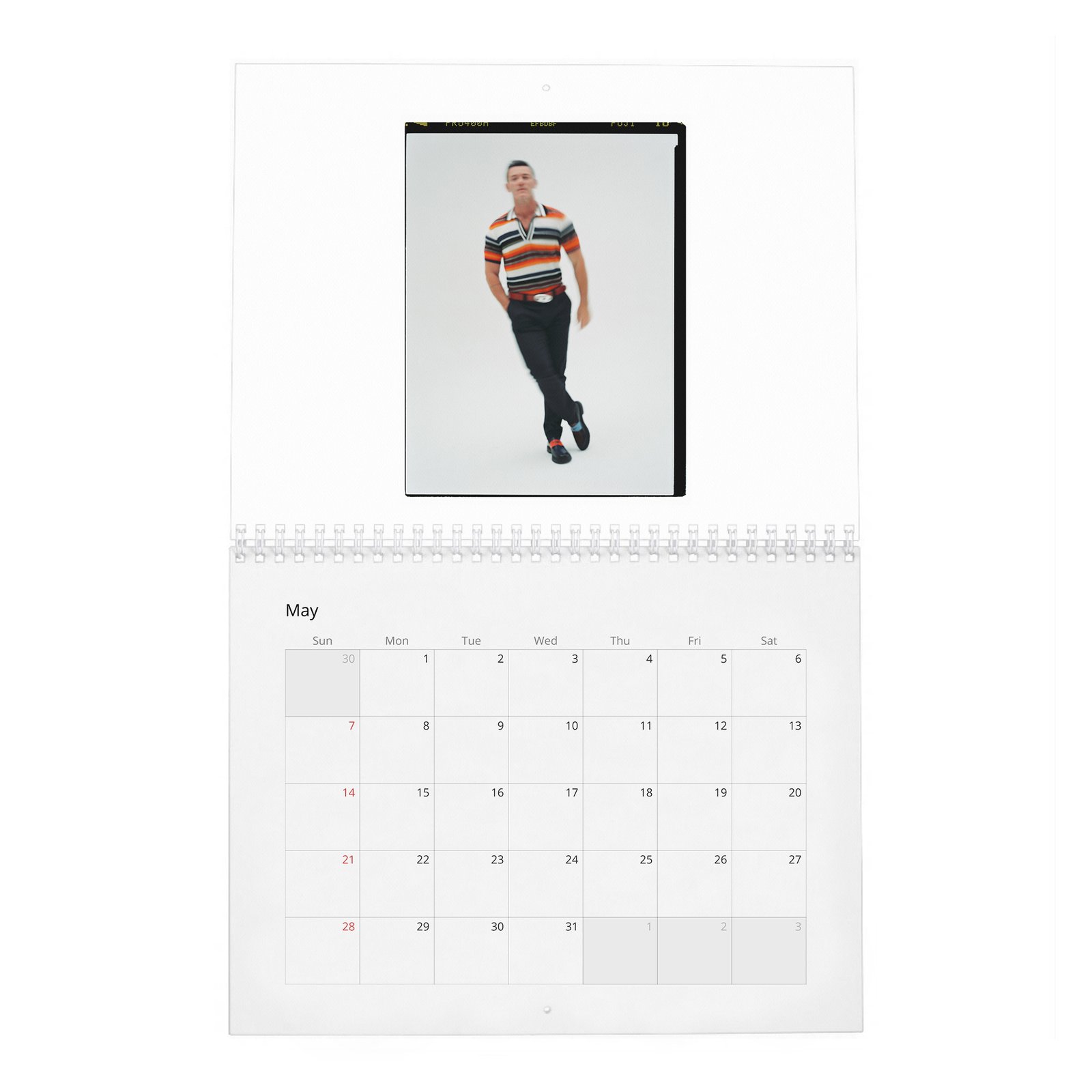 05 Luke Evans - In Conversation 2027 Wall Calendar