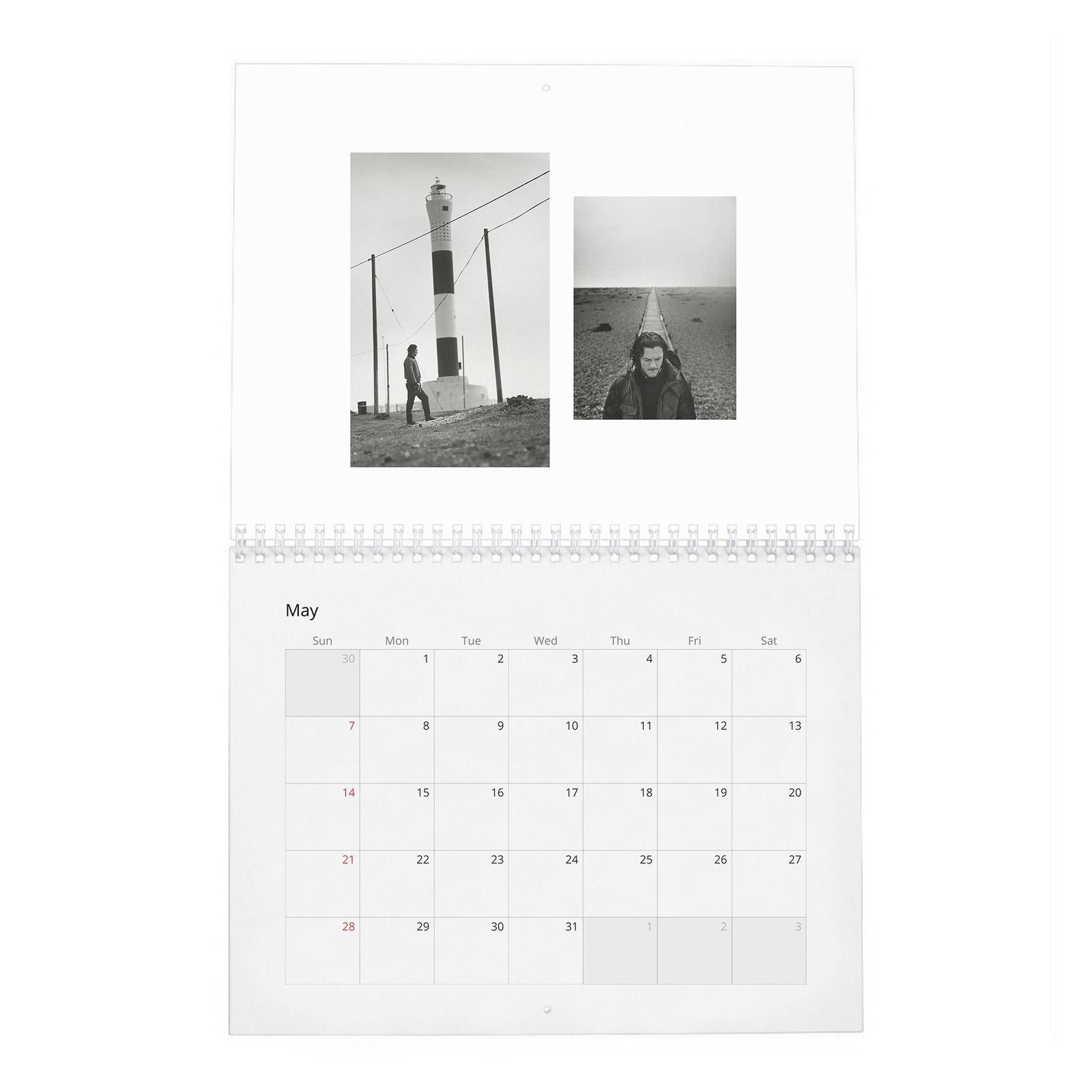 Luke Evans - Man On The Road 2027 Wall Calendar
