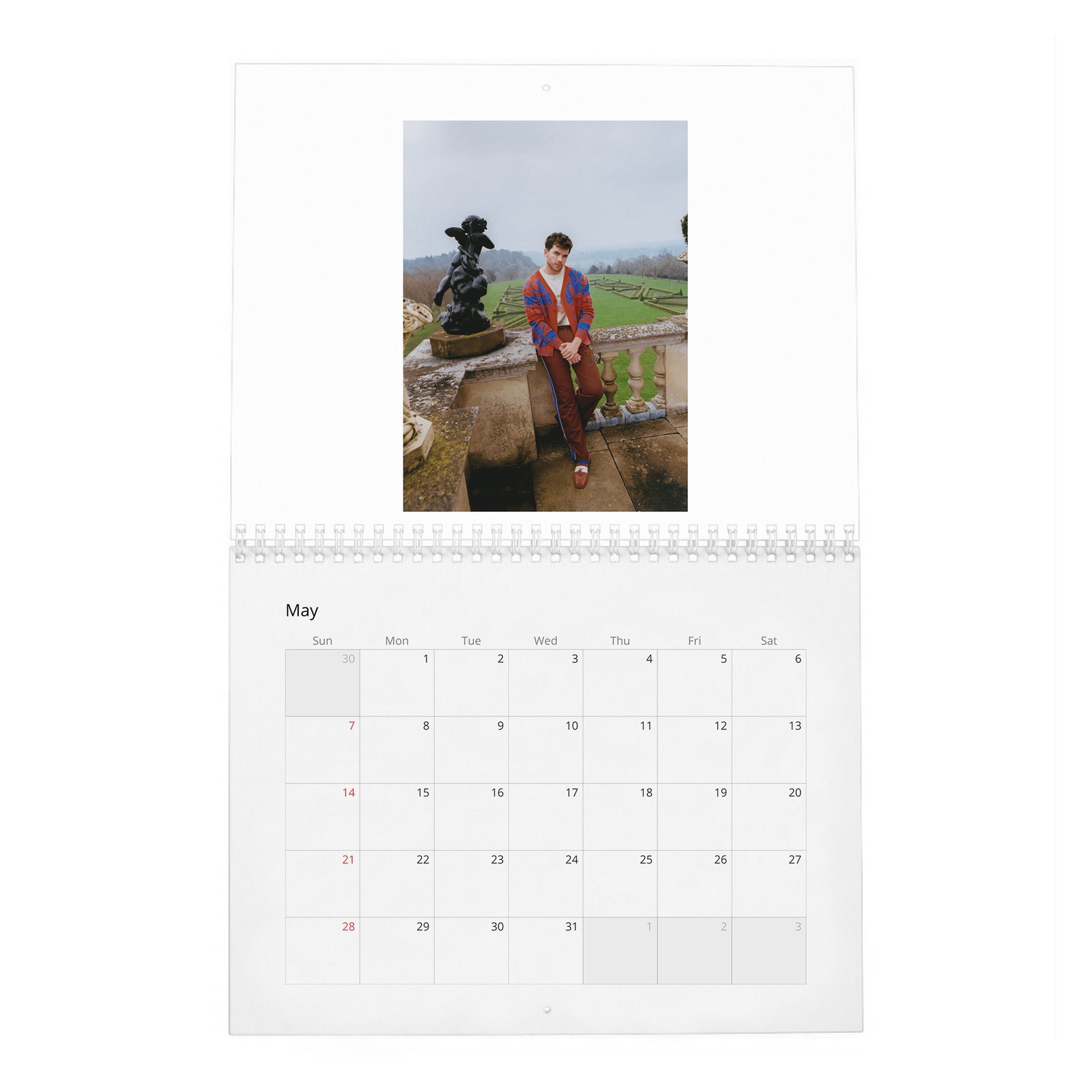 05 Luke Newton - Slow Burn 2027 Wall Calendar