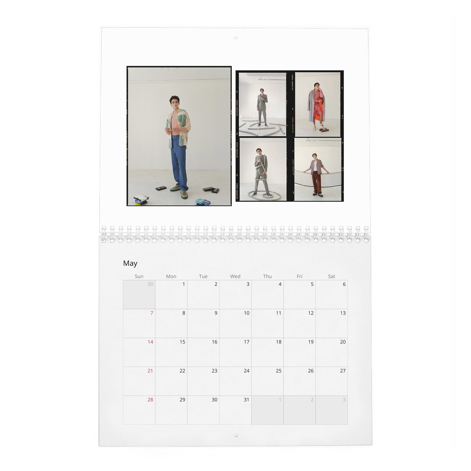 Joshua Basshett - Flaunt 2027 Wall Calendar