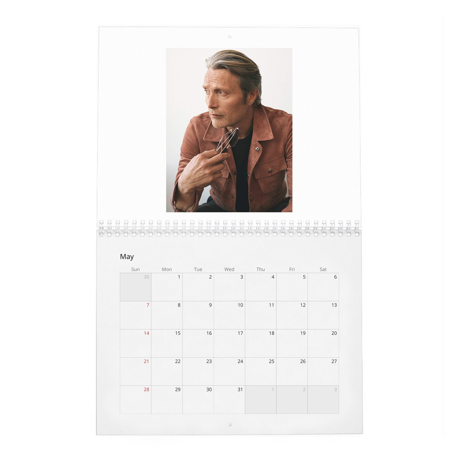 05 Mads Mikkelsen - The Polar Existence 2027 Wall Calendar