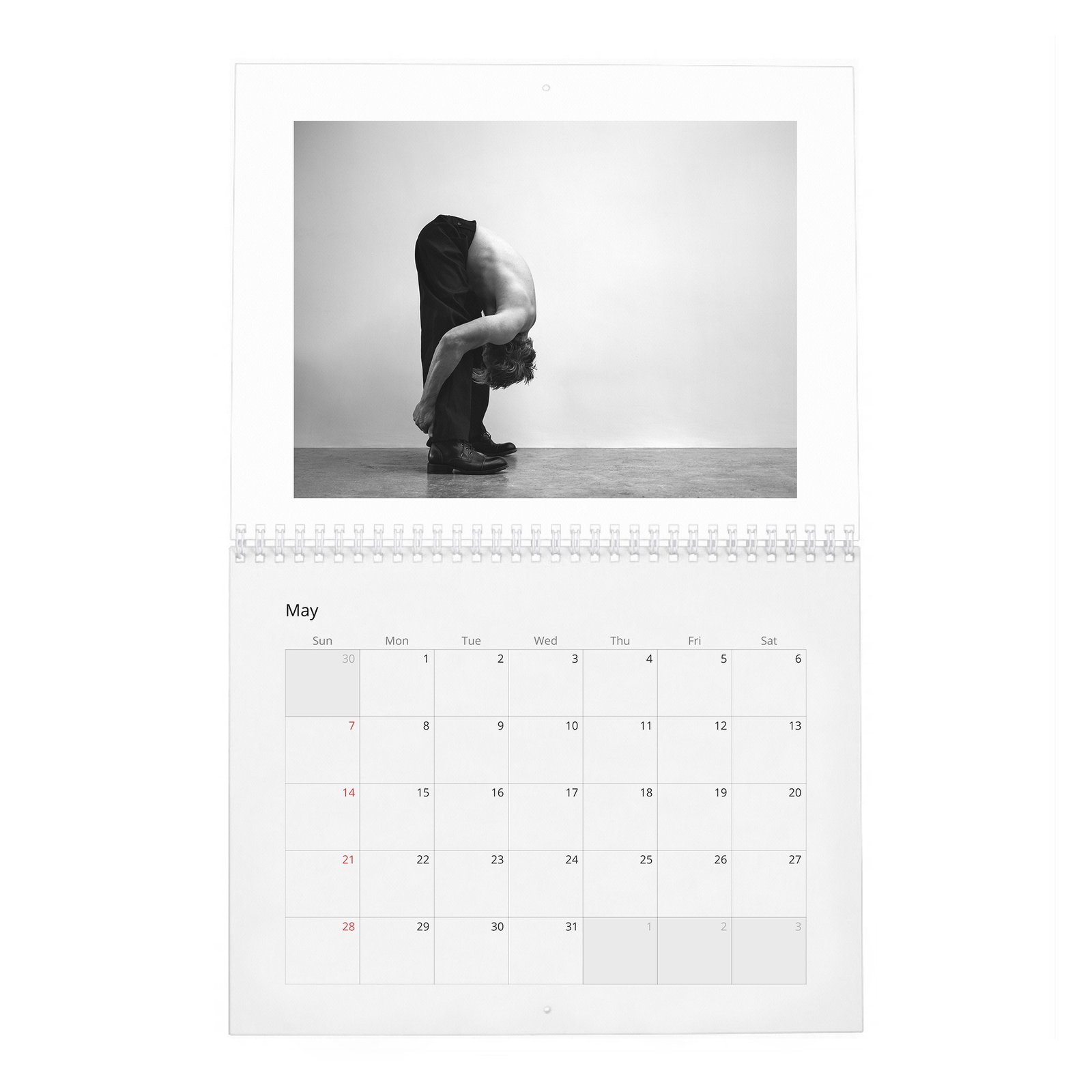 05 Mads Mikkelsen - Zoo 2027 Wall Calendar