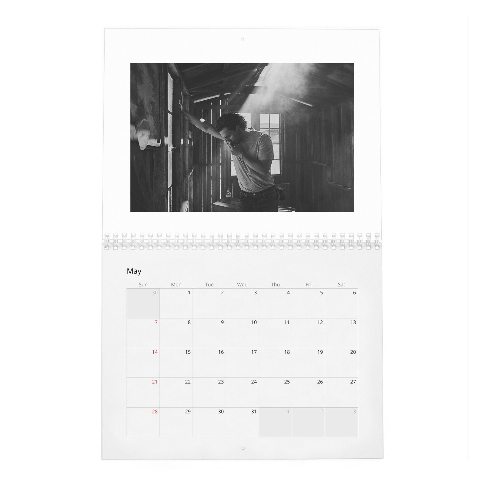 05 Matthew McConaughey - Reinvents Himself 2027 Wall Calendar