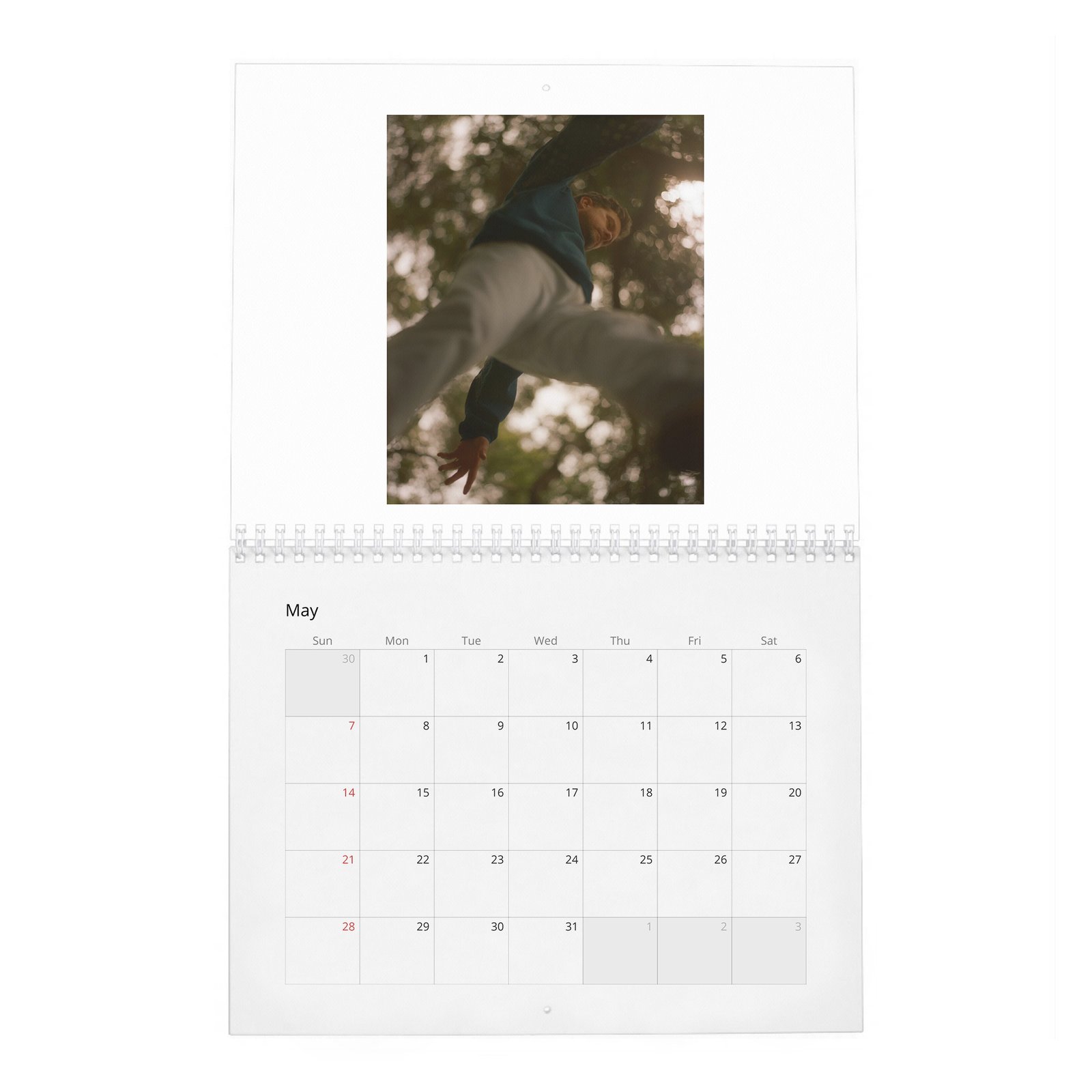 05 Joshua Jackson - On Life Down River 2027 Wall Calendar