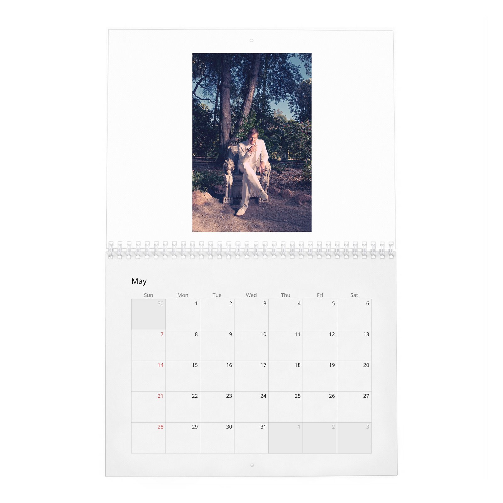 05 Norman Reedus - Flaunt Vol.1 2027 Wall Calendar