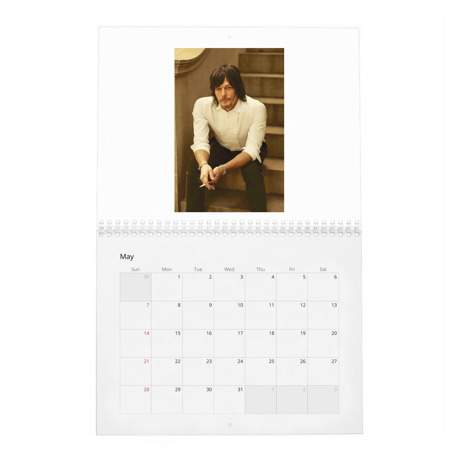 Norman Reedus - New York Rhapsody 2027 Wall Calendar