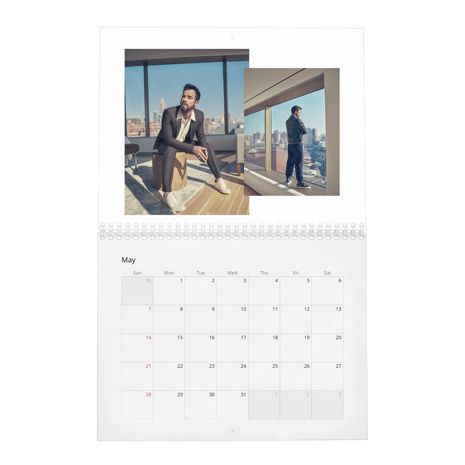 05 Justin Theroux - The Enviable Life 2027 Wall Calendar