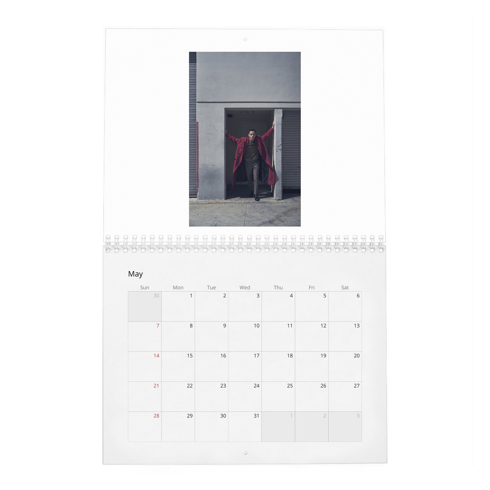 Rami Malek - No Matter What 2027 Wall Calendar