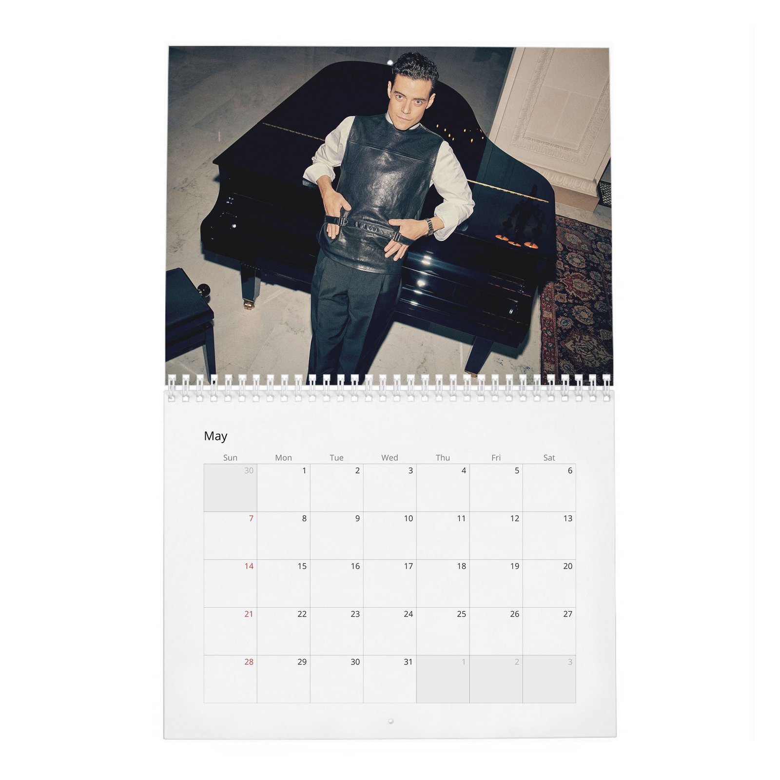 Rami Malek - Without Limits 2027 Wall Calendar