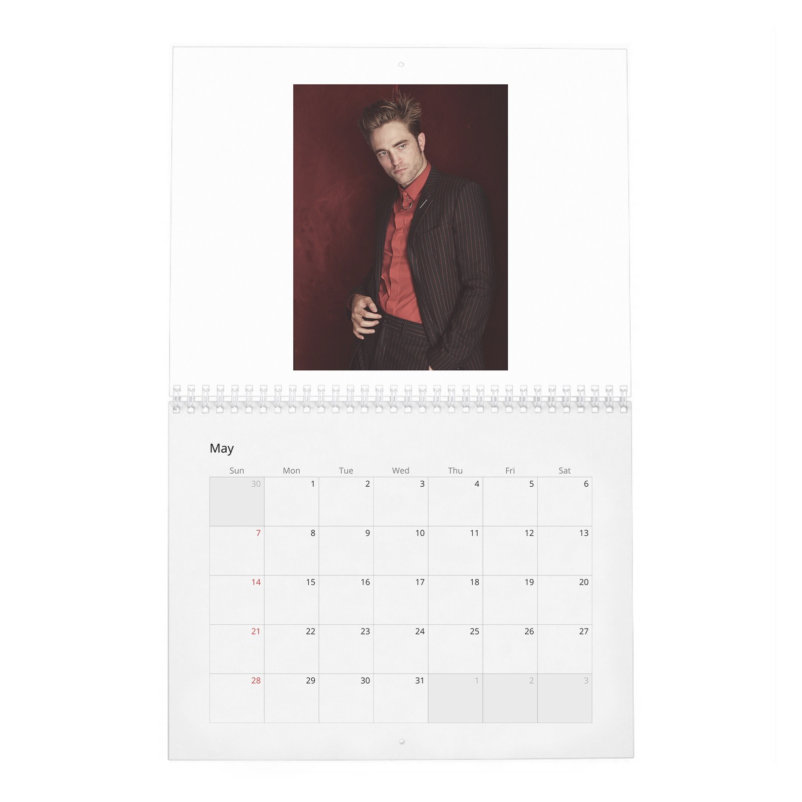 05 Robert Pattinson - Playing By His Own Rules 2027 Wall Calendar