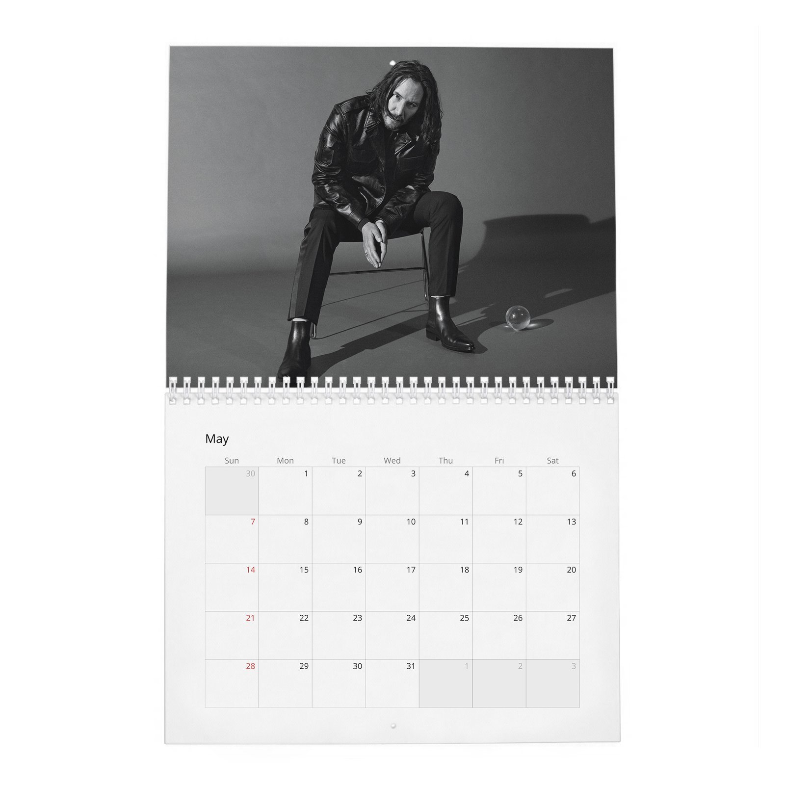 05 Keanu Reeves - The Legend Of 2027 Wall Calendar