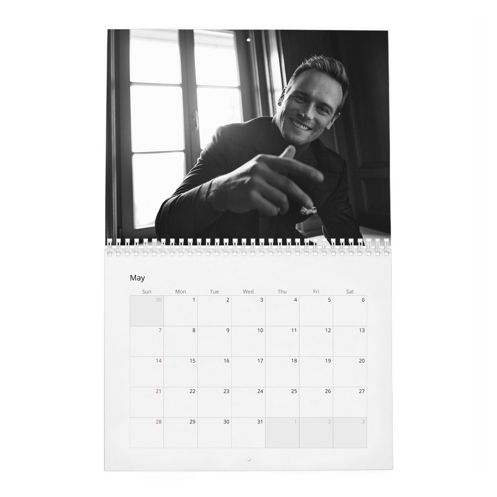 05 Sam Heughan - Nobleman 2027 Wall Calendar