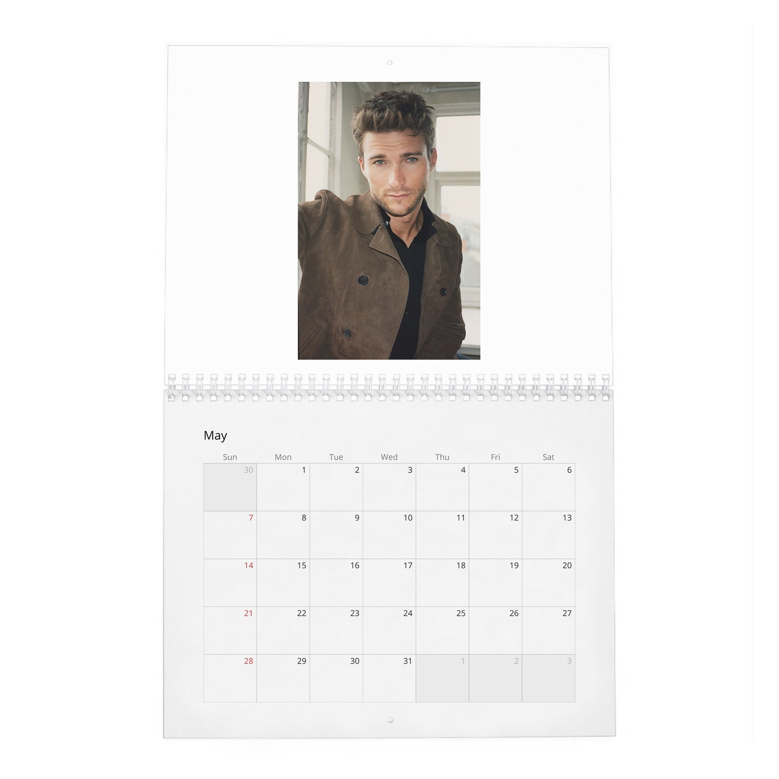 05 Scott Eastwood - Fork In The Road 2027 Wall Calendar