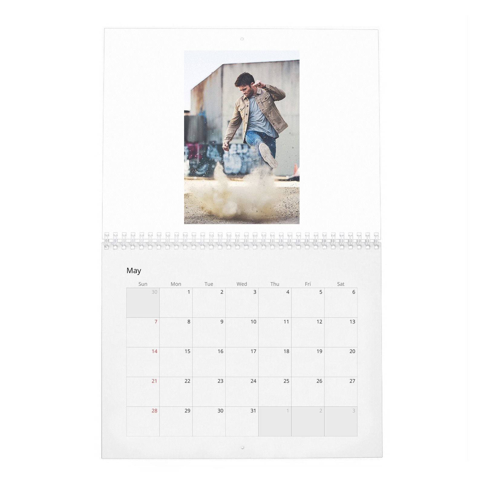 Scott Eastwood - Nylon 2027 Wall Calendar