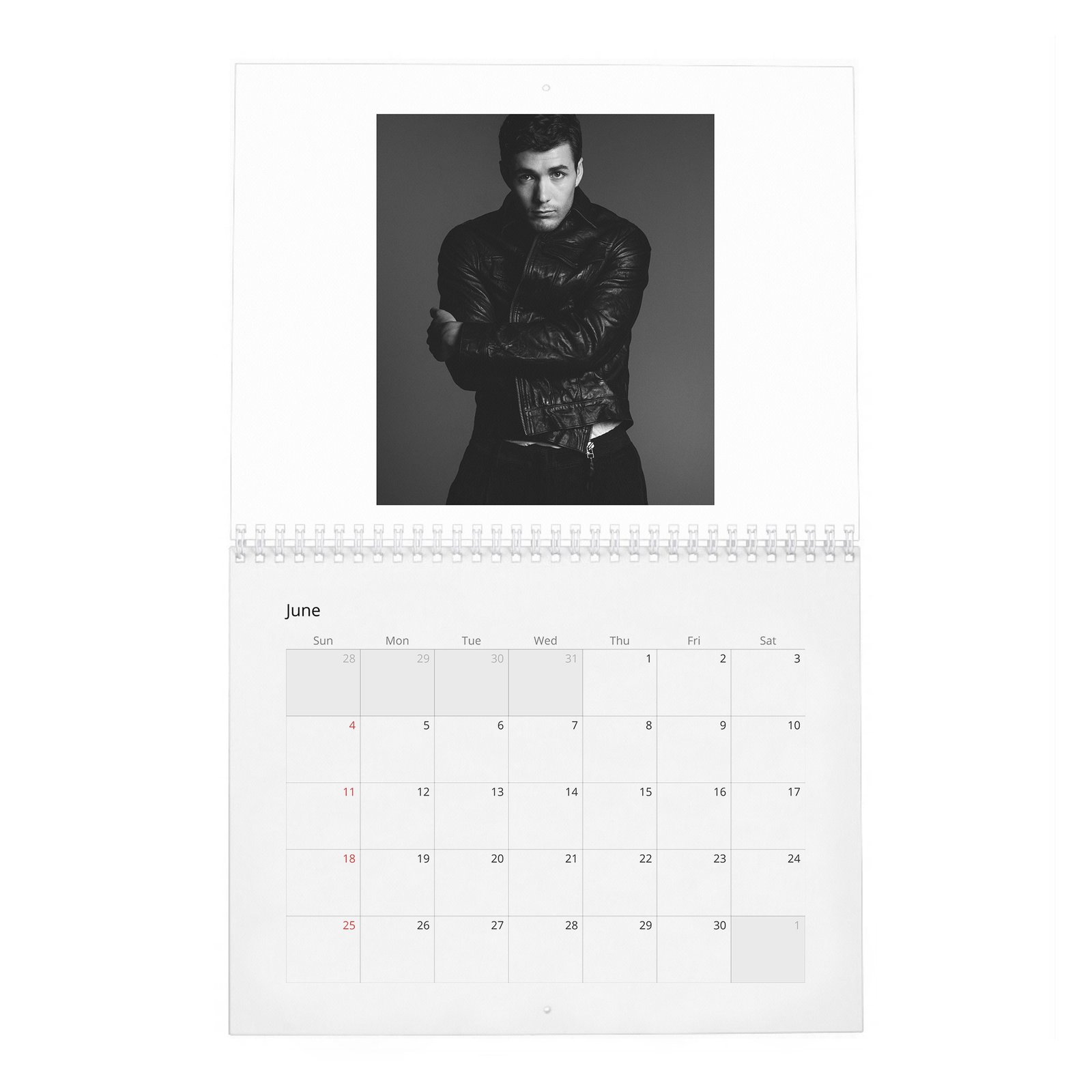 06 Jonah Hauer-King - Ready For His Close-Up 2027 Wall Calendar