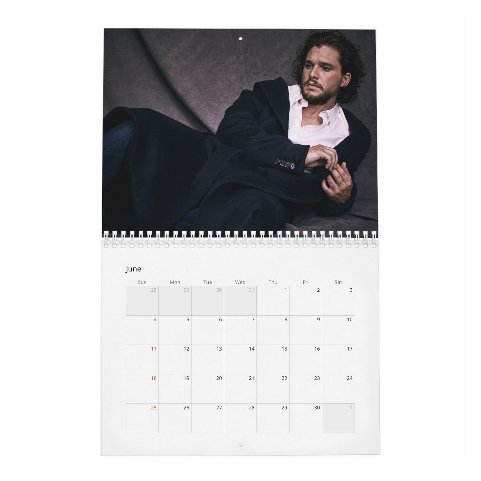 06 Kit Harington - Bastard Revolution 2027 Wall Calendar