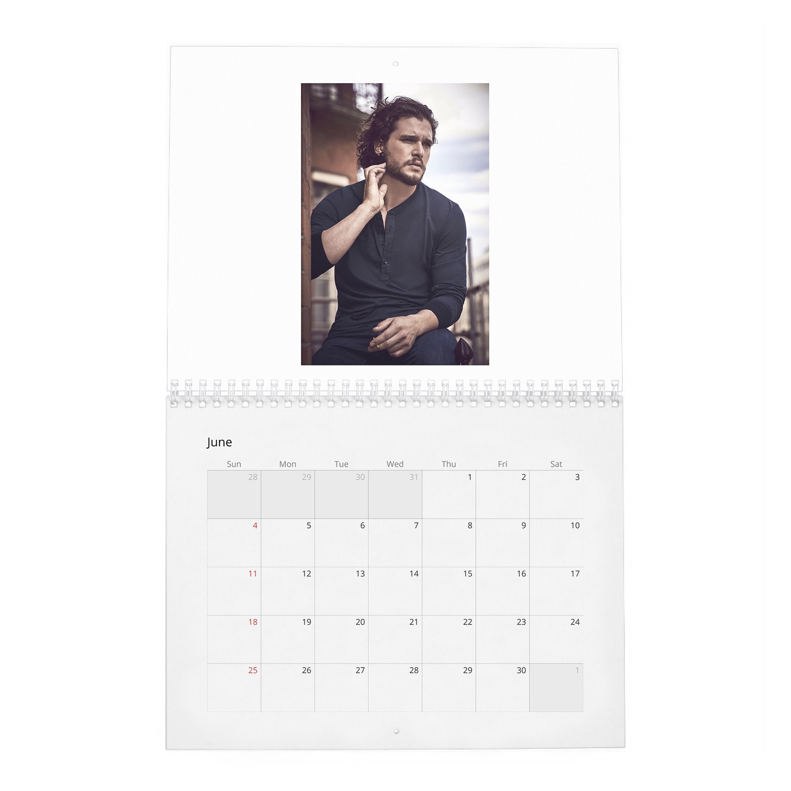 06 Kit Harington - The End Of The Thrones Empire 2027 Wall Calendar