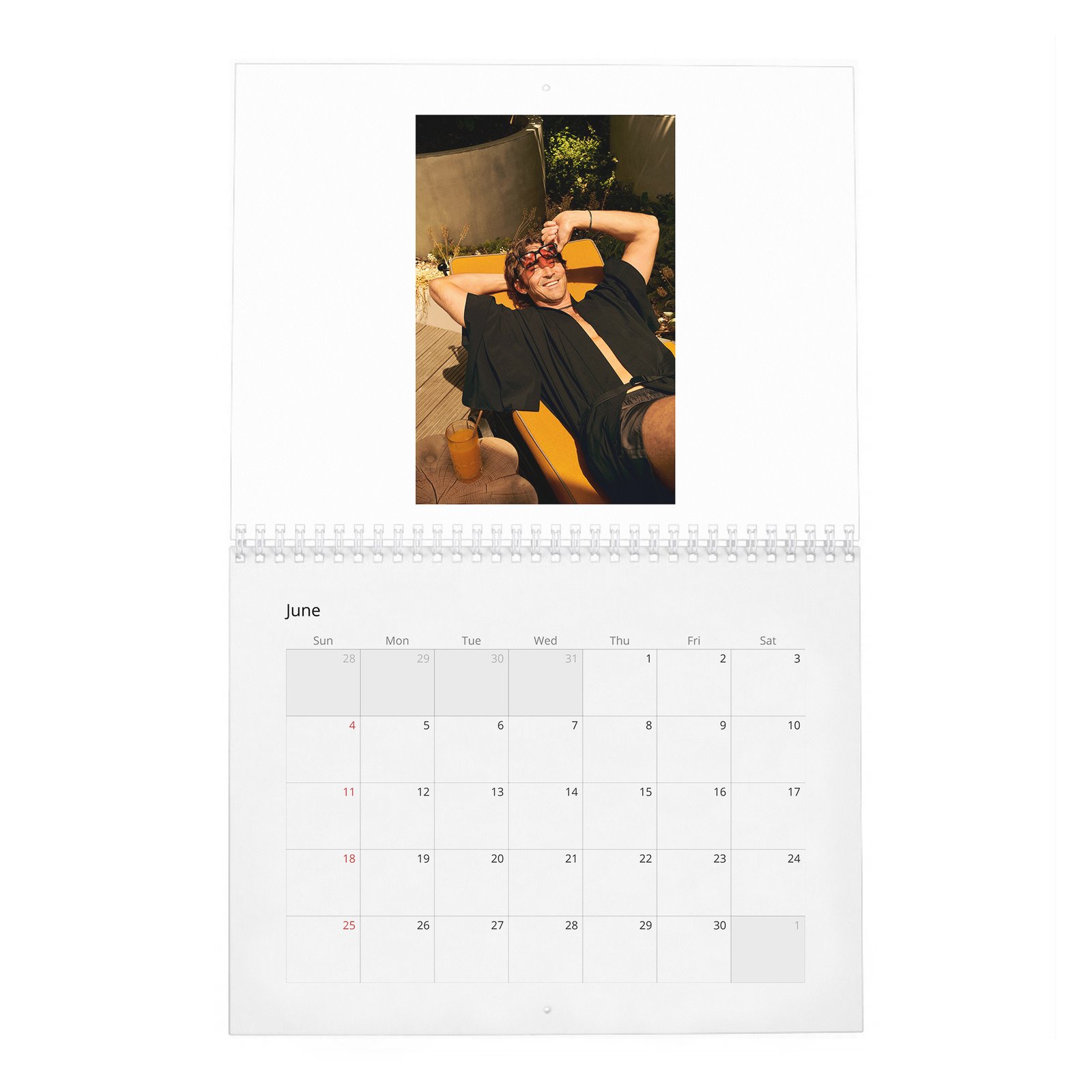 06 Lee Pace - Doesn't Owe You Anything 2027 Wall Calendar