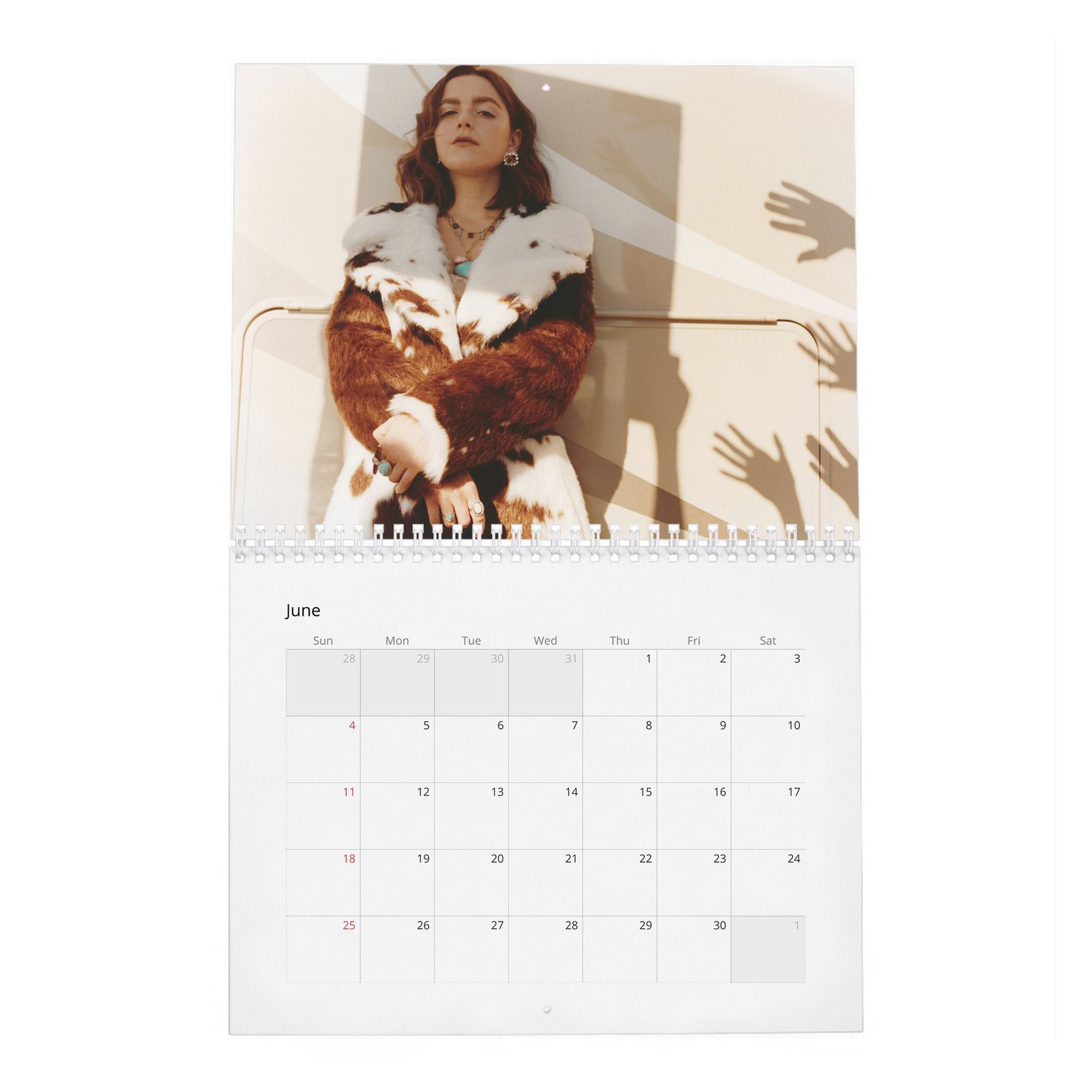 06 Kiernan Shipka - Flaunt 2027 Wall Calendar