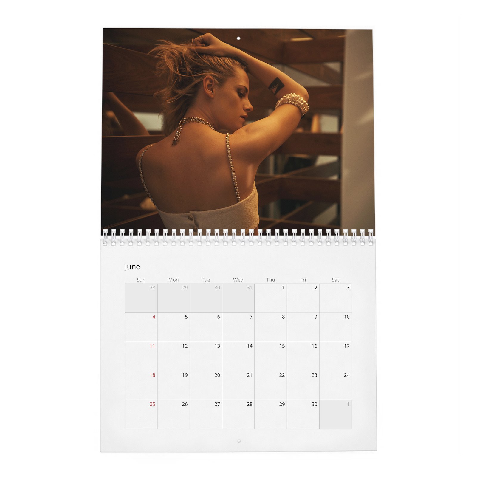 Kristen Stewart - On Playing Princess Diana 2027 Wall Calendar
