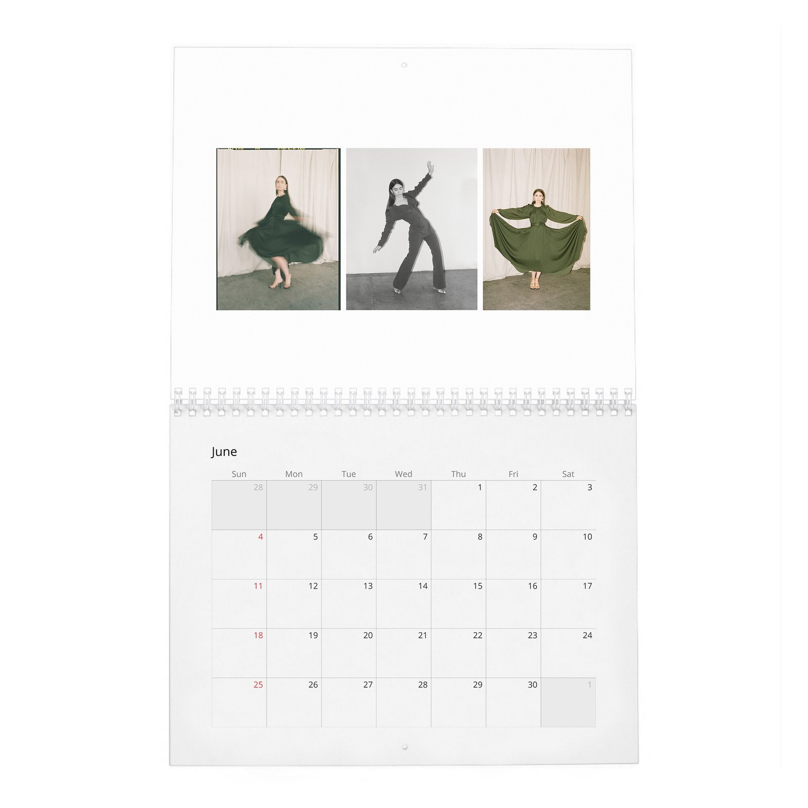 06 Lily Collins - Laterals 2027 Wall Calendar