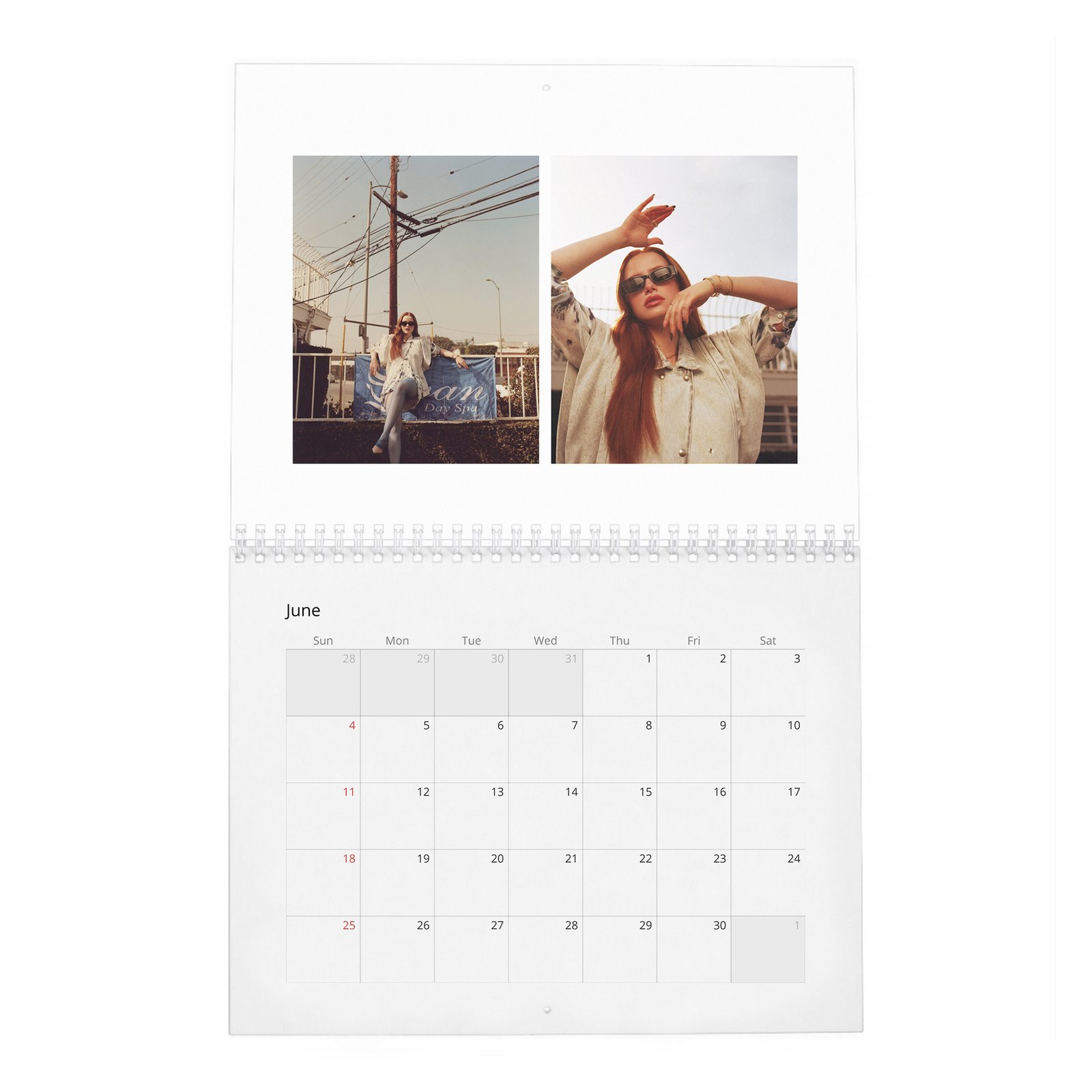 06 Madelaine Petsch - Content 2027 Wall Calendar