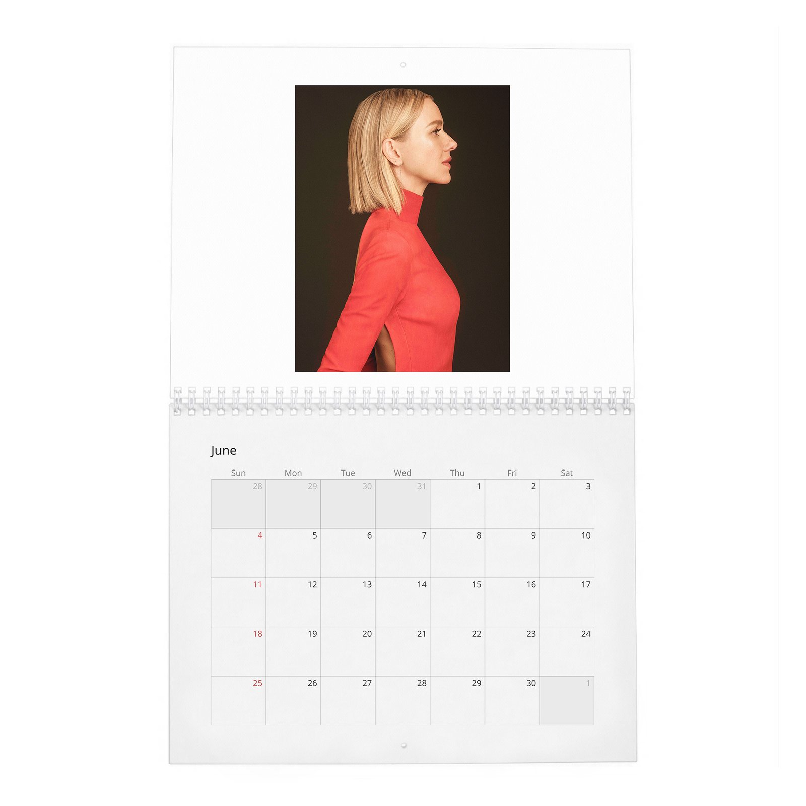 06 Naomi Watts - Breaking Taboos 2027 Wall Calendar