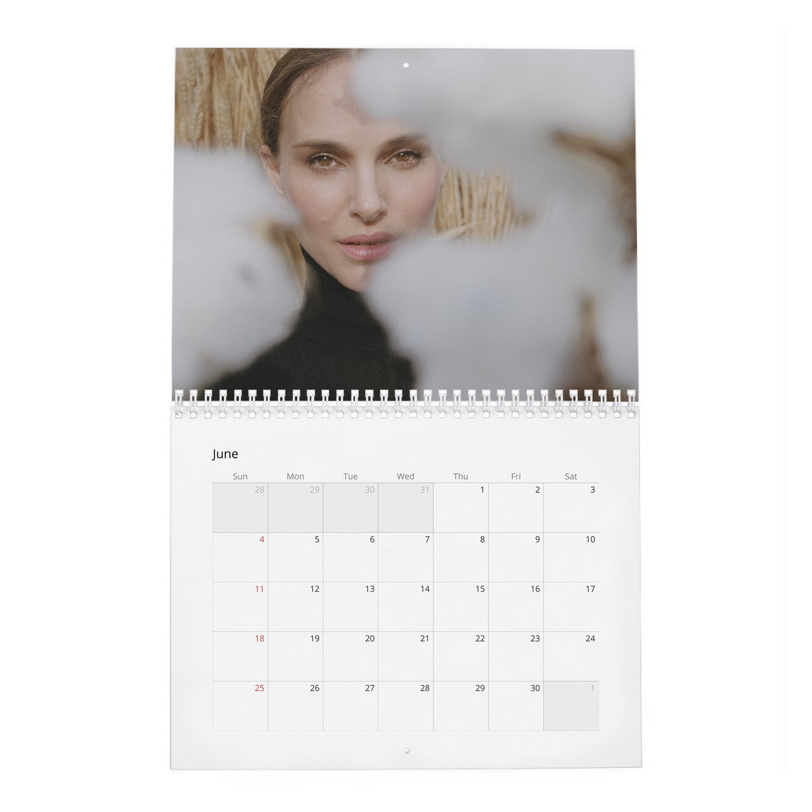 06 Natalie Portman - Scent of Love 2027 Wall Calendar