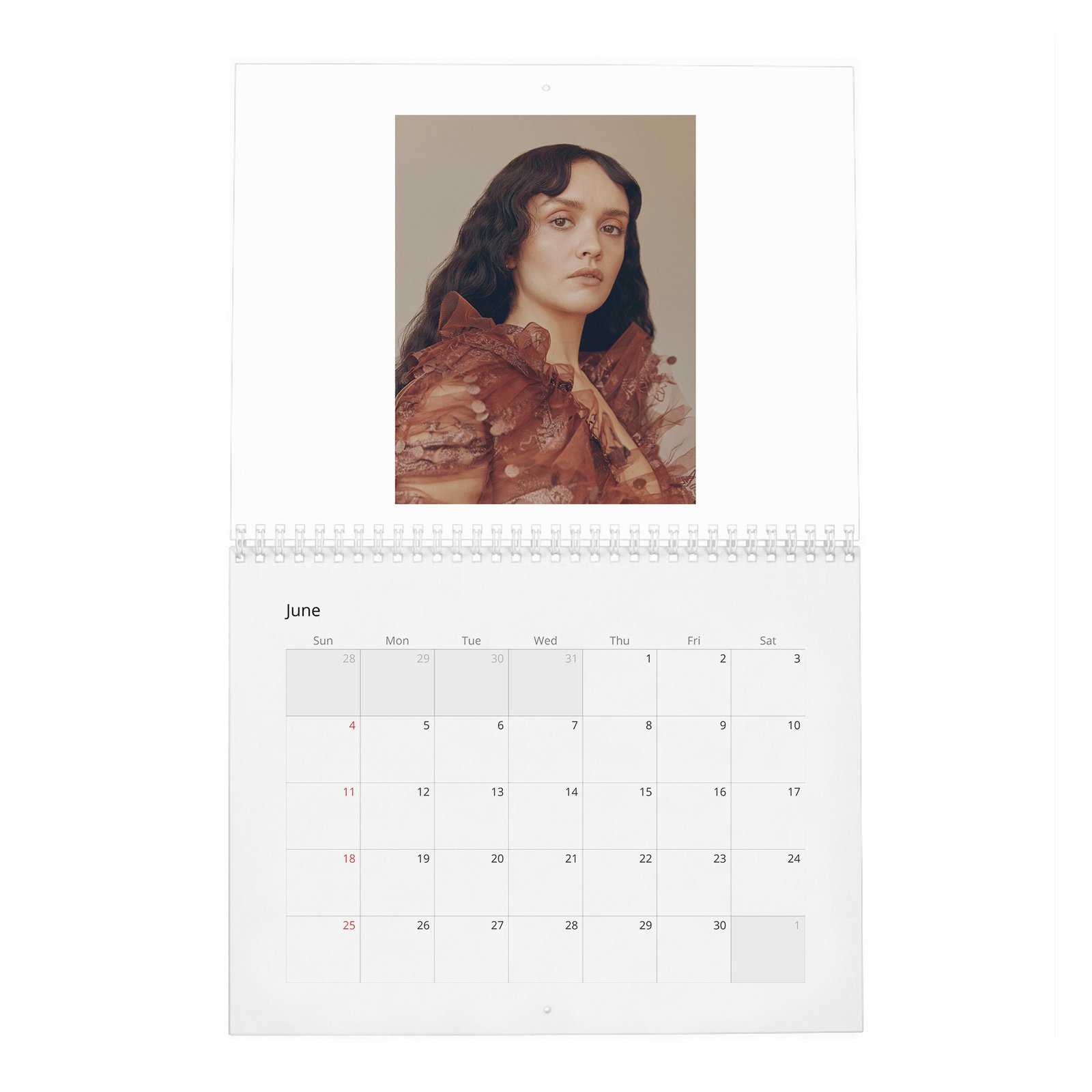 06 Olivia Cooke - Laterals 2027 Wall Calendar